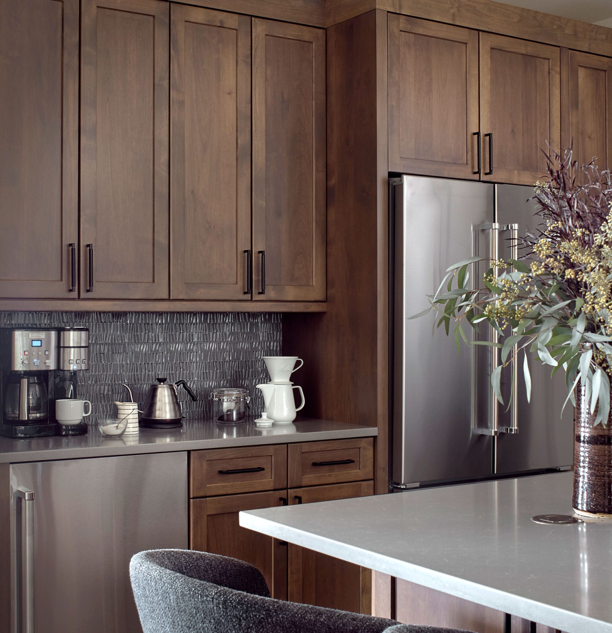 Alder White Transitional Kitchen