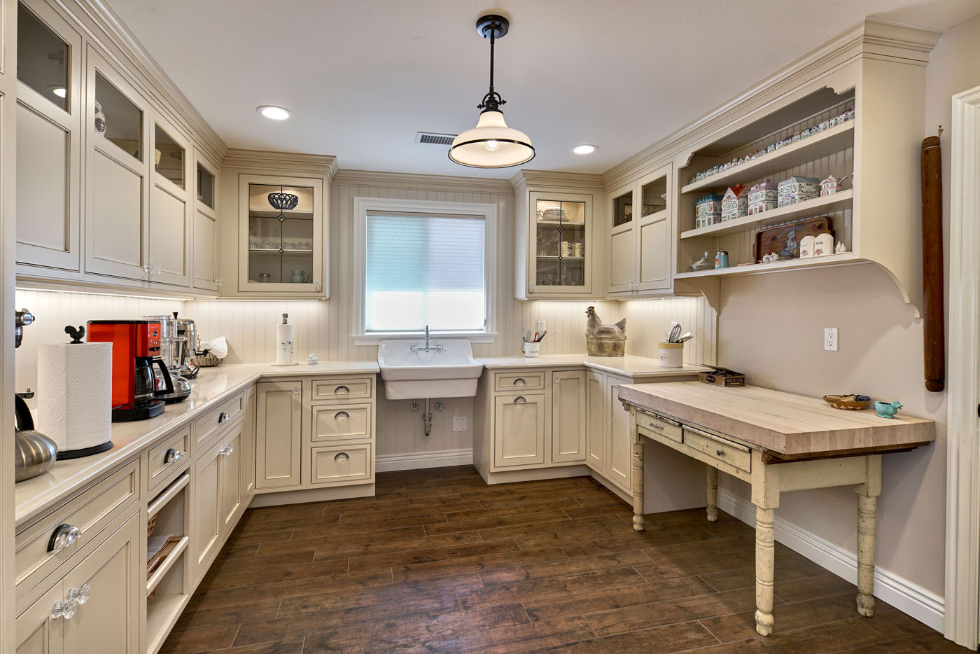 Antique White Custom Cabinets