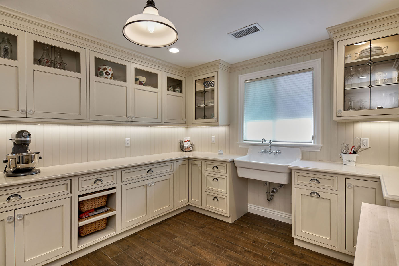 Antique White Custom Cabinets
