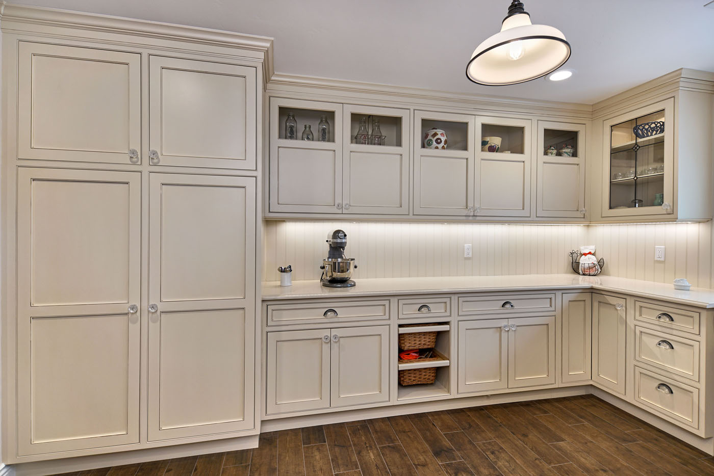 Antique White Custom Cabinets