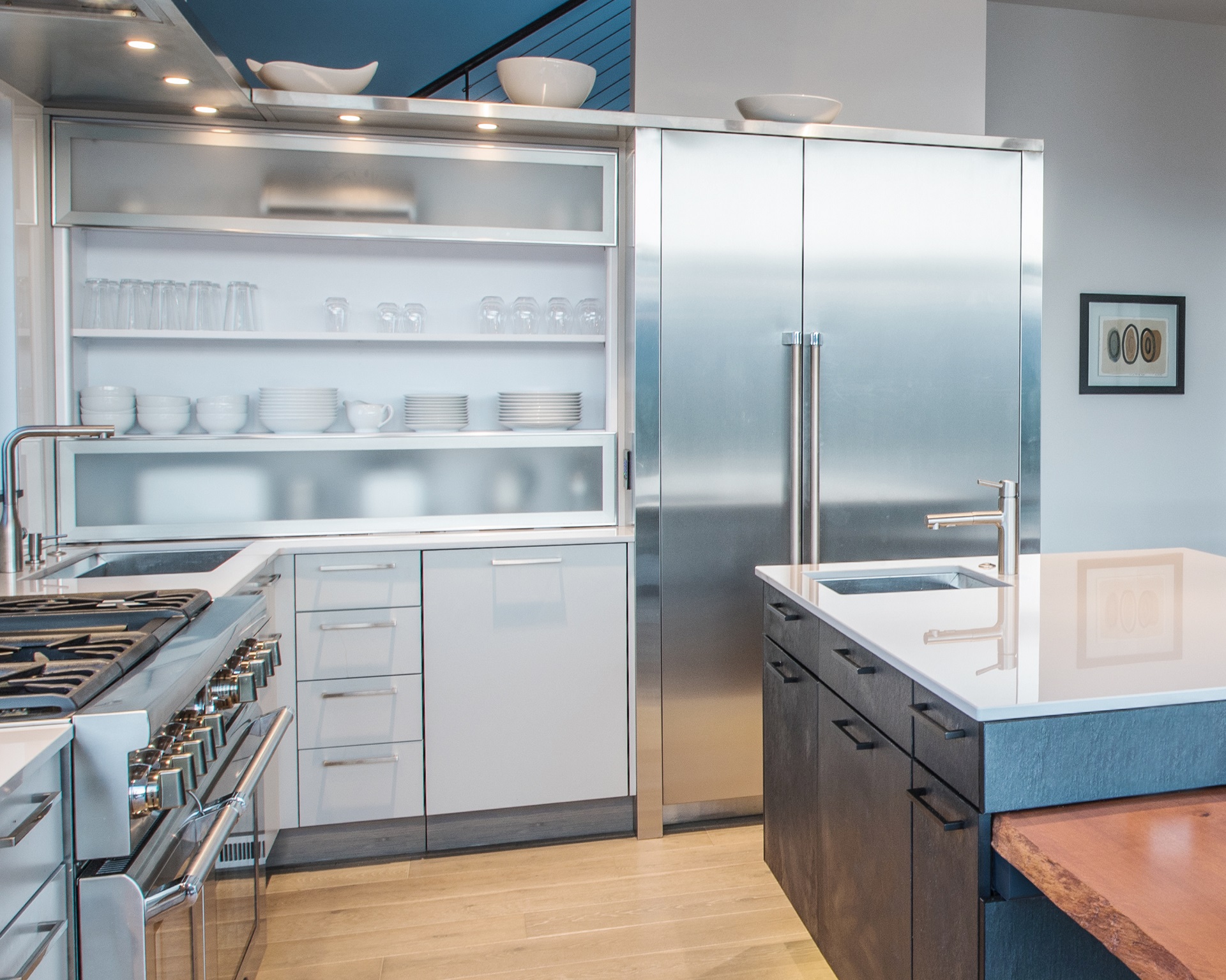 Bridging Rivers Contemporary Kitchen