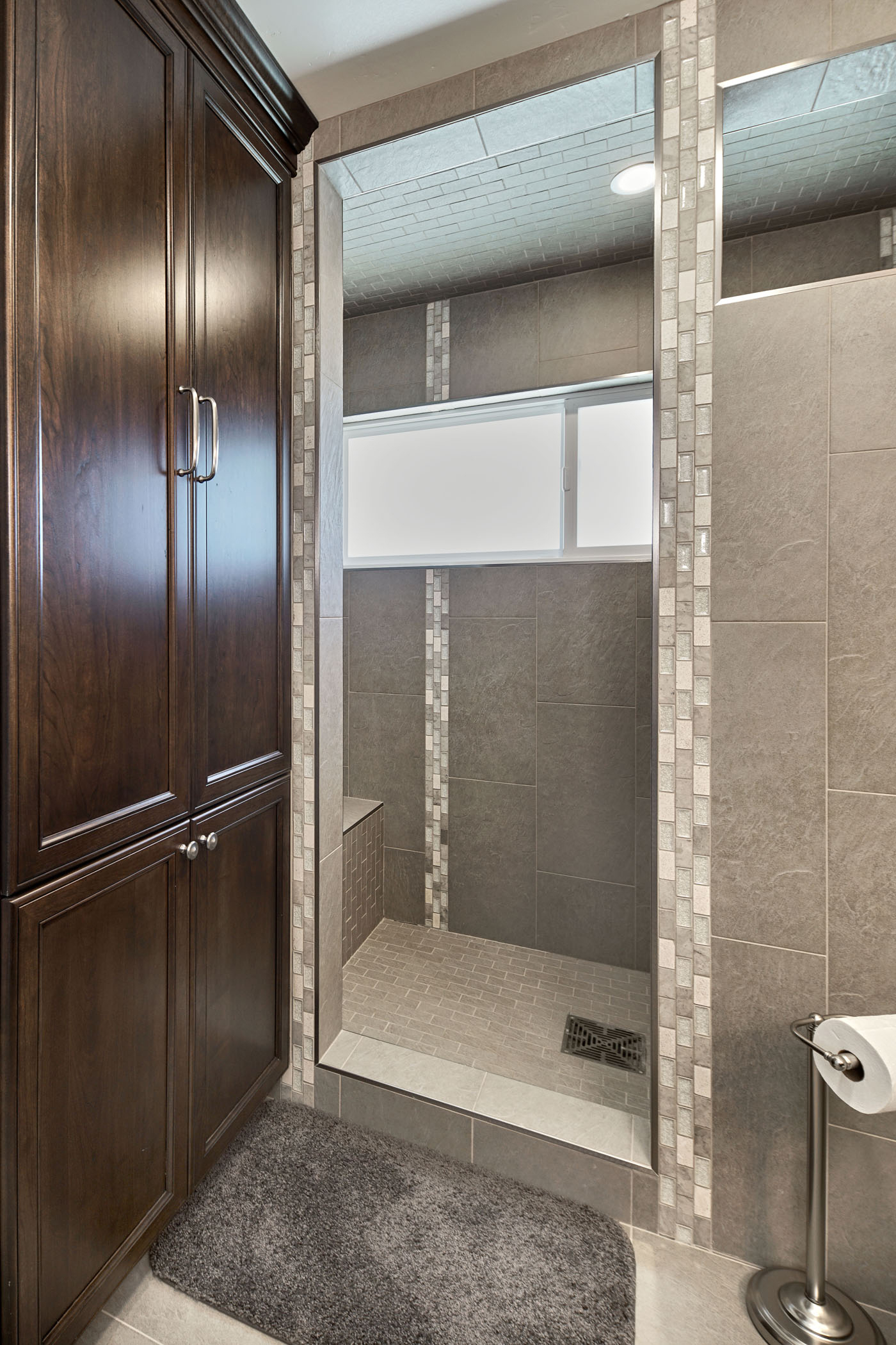 Chocolate Brown Bathroom Storage Cabinets