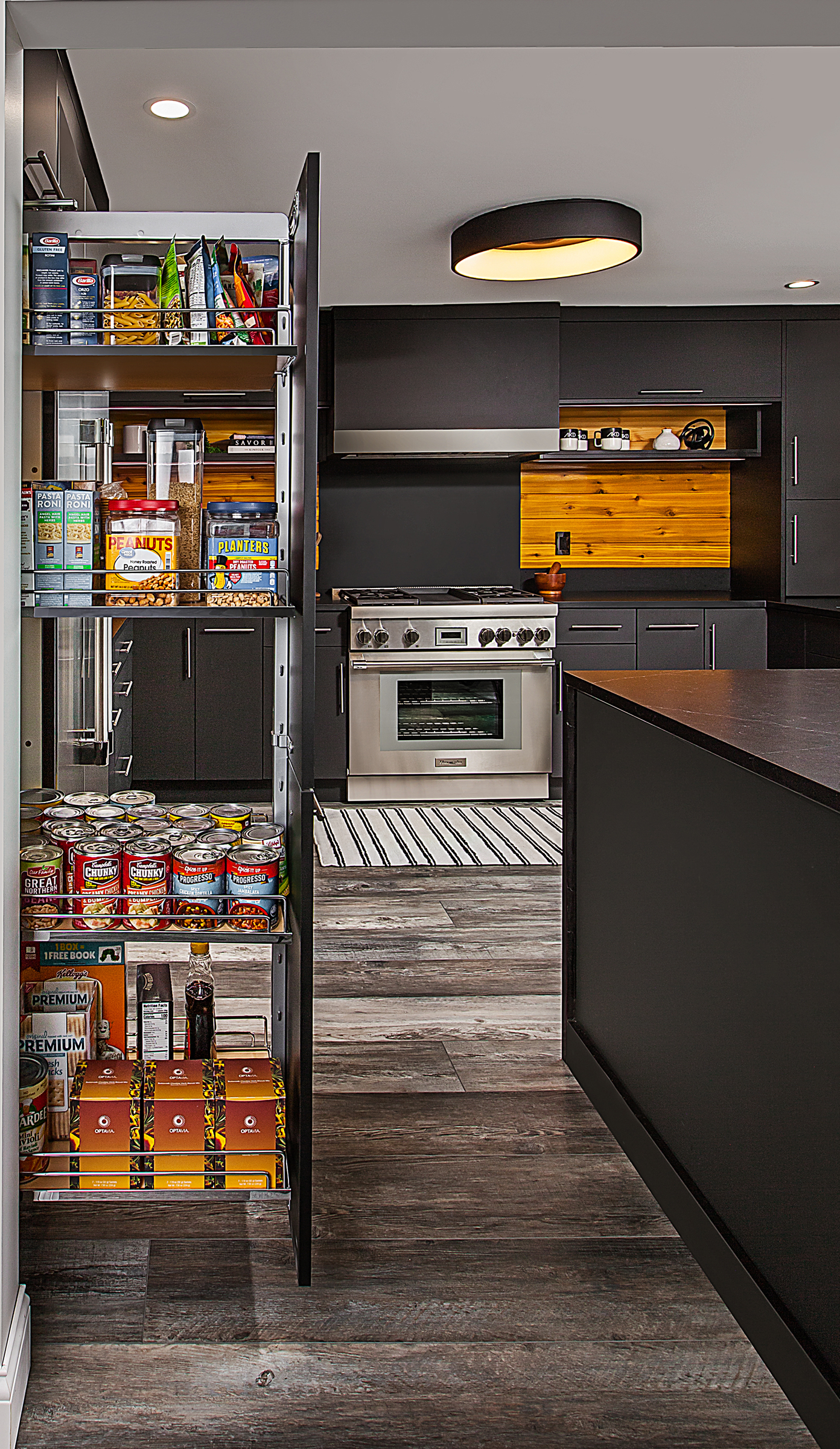 Contemporary Contrast Kitchen