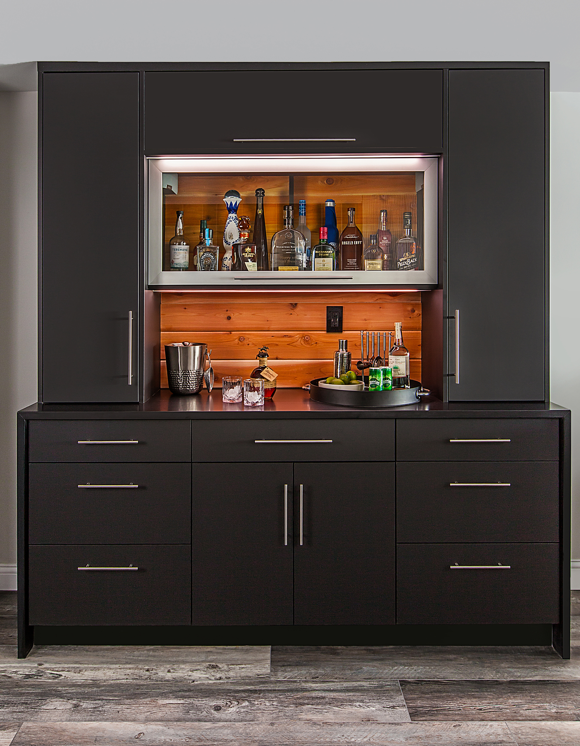 Contemporary Contrast Kitchen