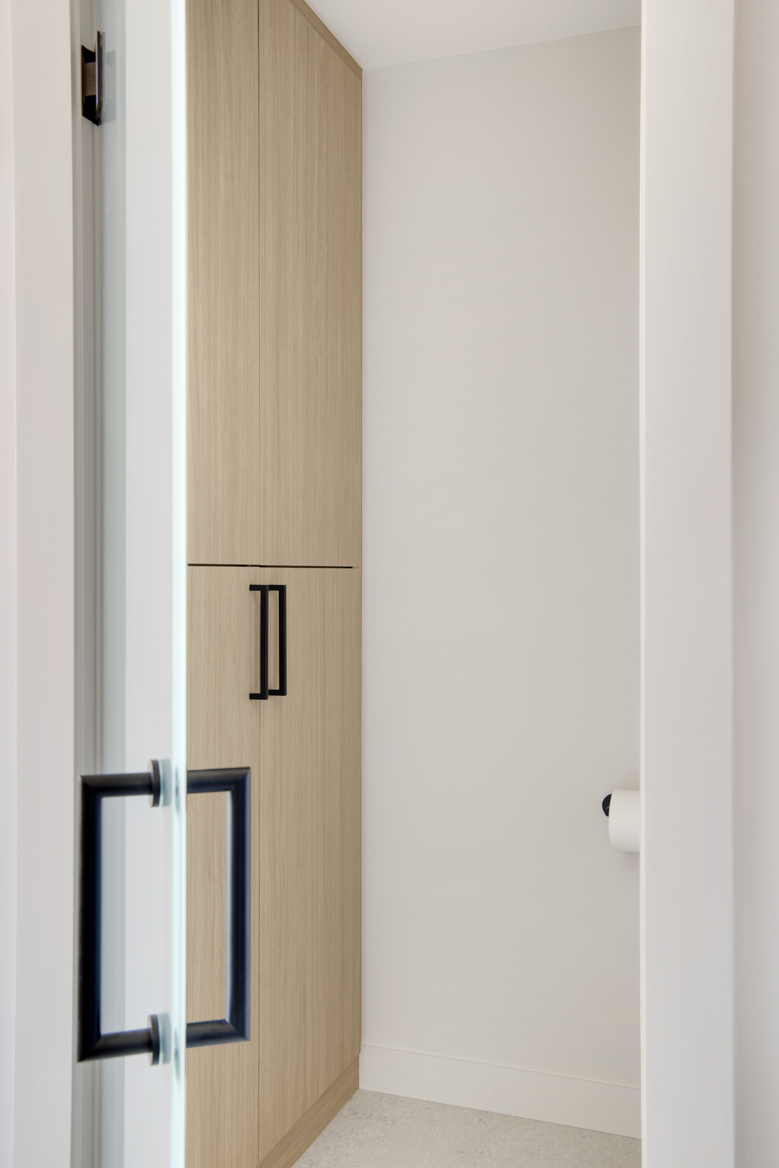 Contemporary Light Oak Vanity