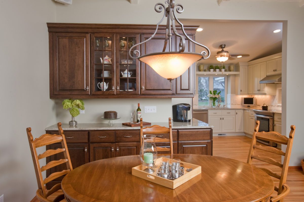 Dining Room Buffet in a Medium Brown Stain