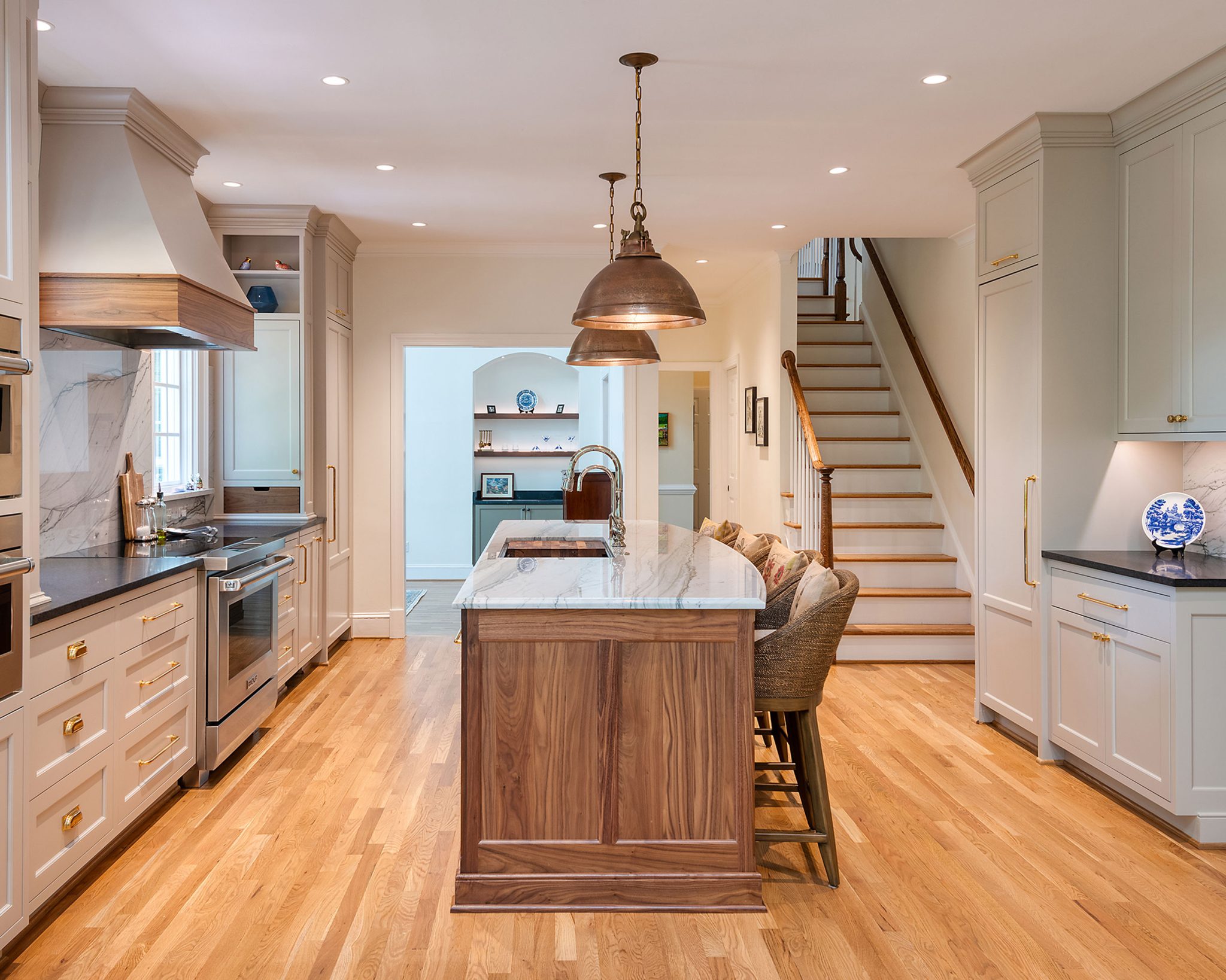 French Villa Refined Custom Kitchen