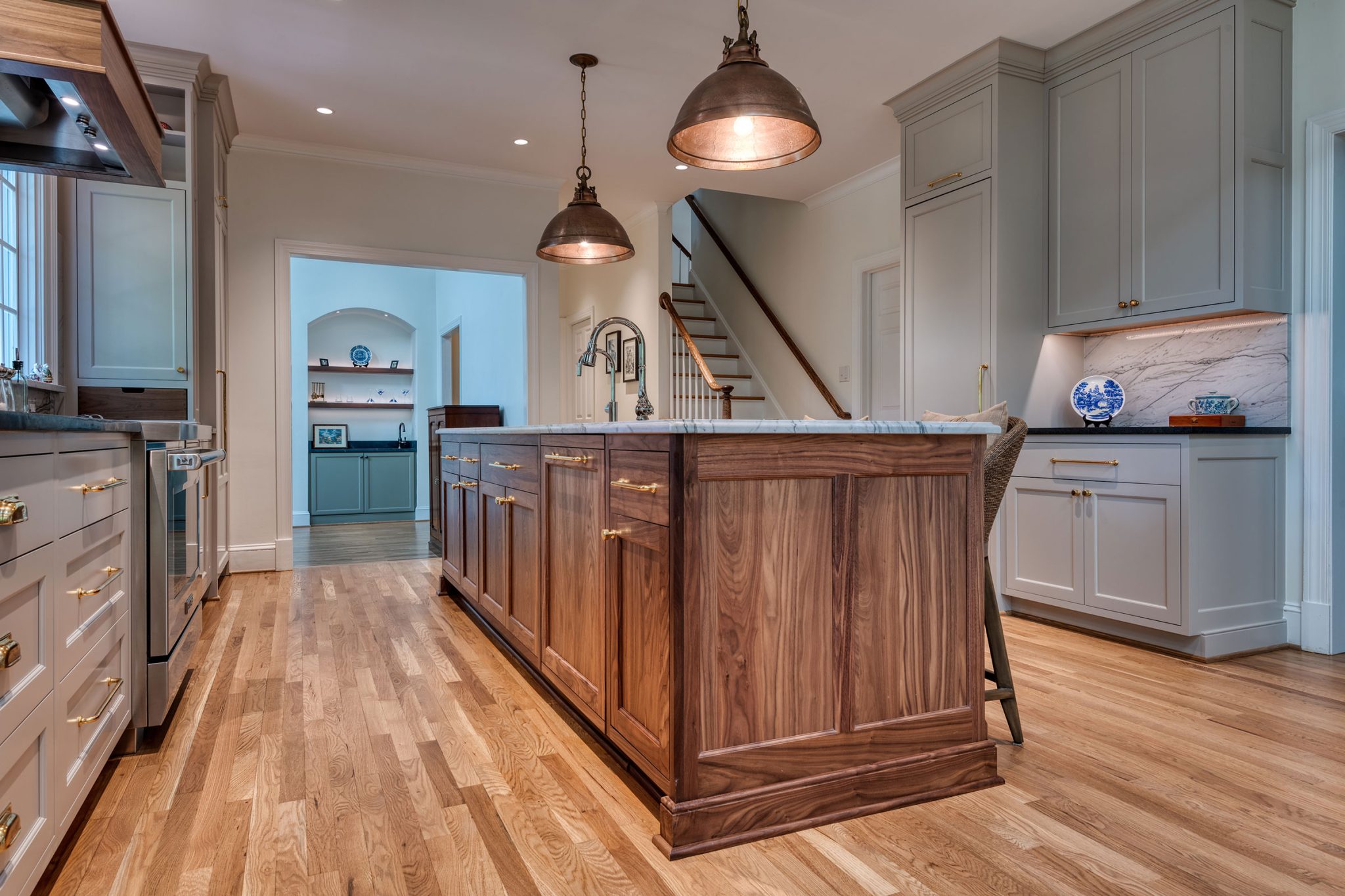 French Villa Refined Custom Kitchen