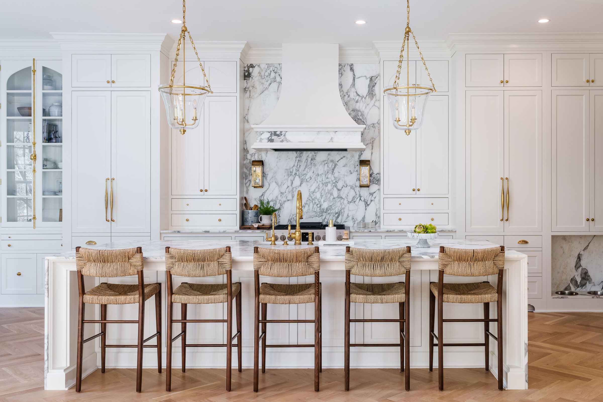 Grand Style Painted White Kitchen