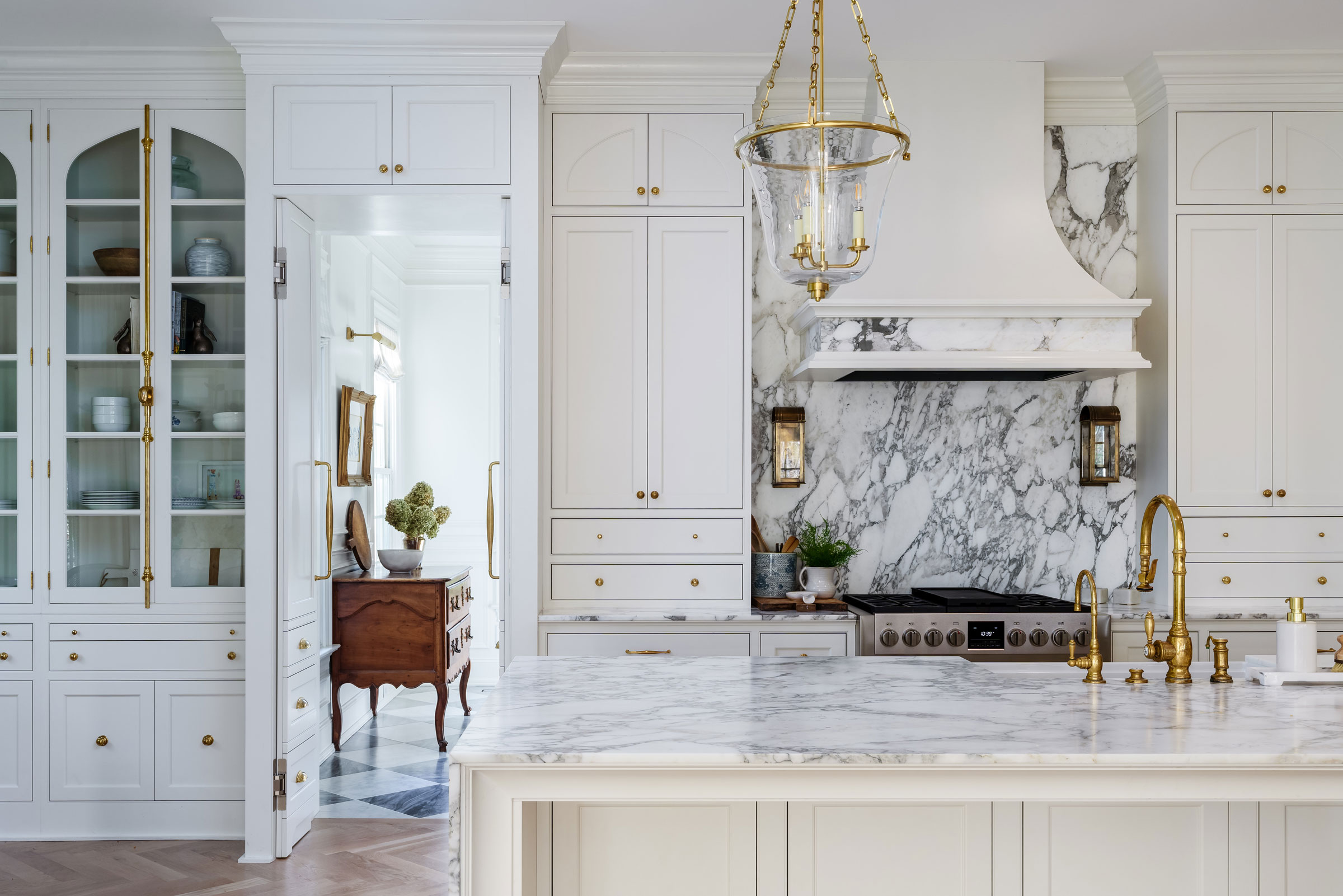 Grand Style Painted White Kitchen