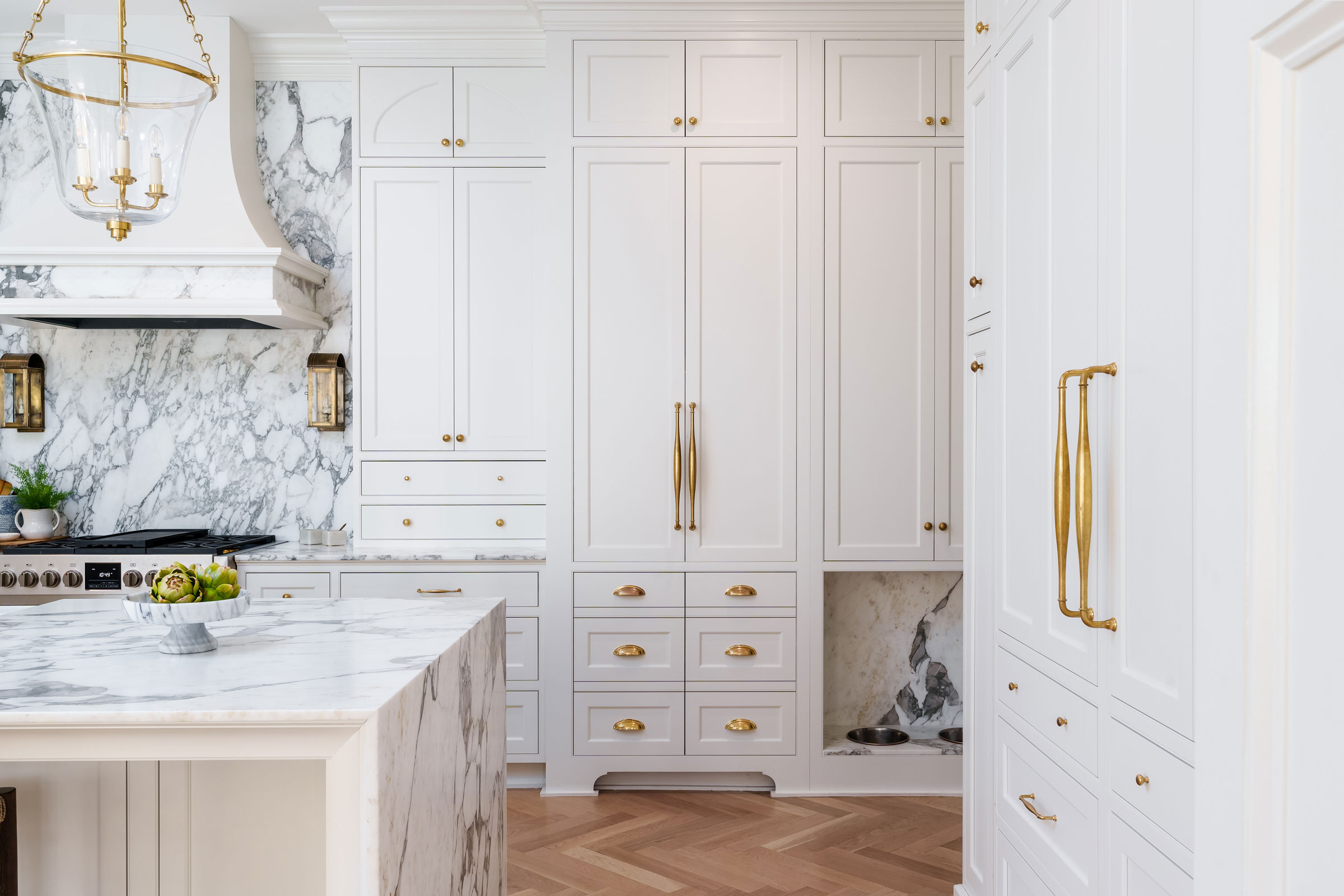 Grand Style Painted White Kitchen