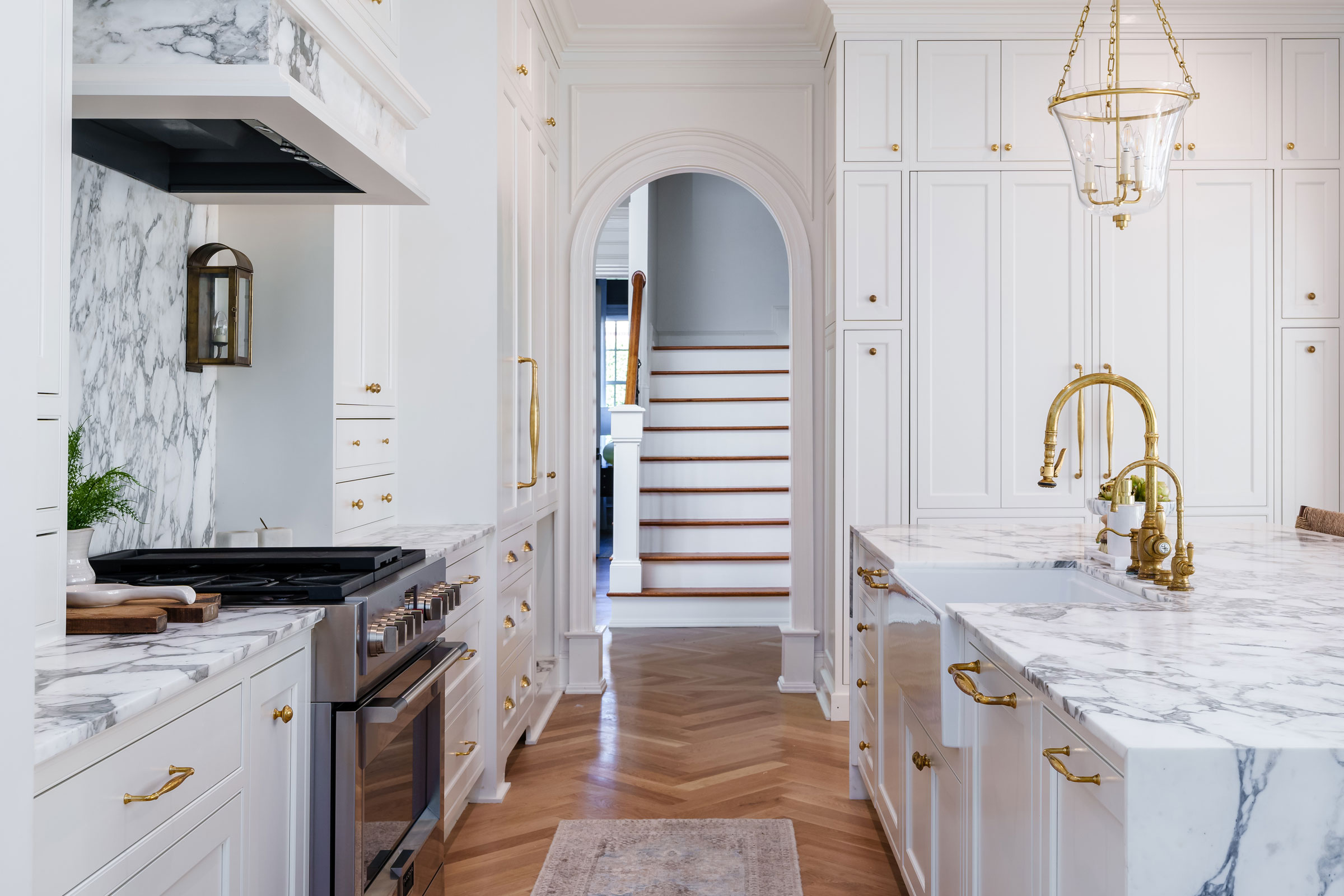 Grand Style Painted White Kitchen