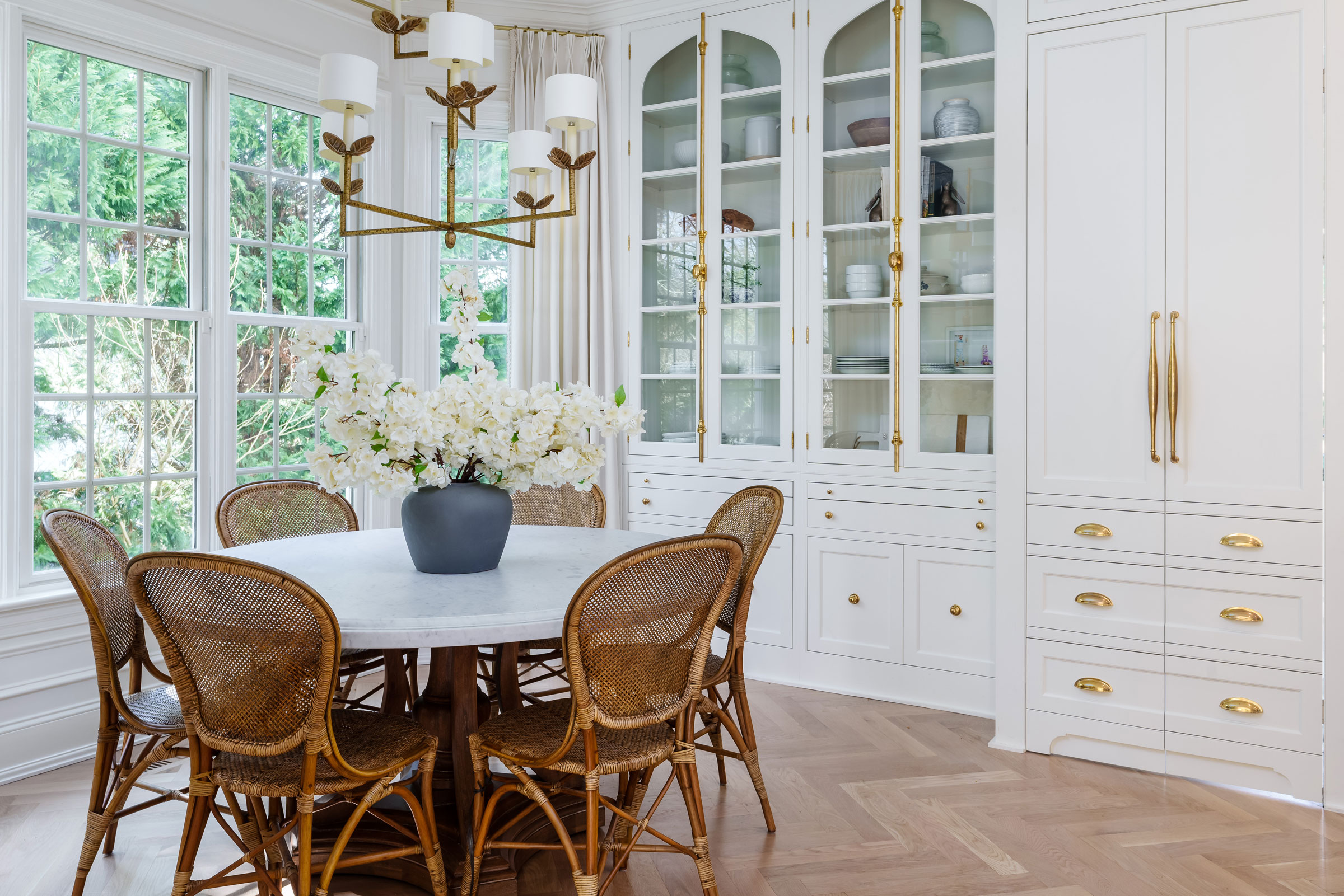 Grand Style Painted White Kitchen