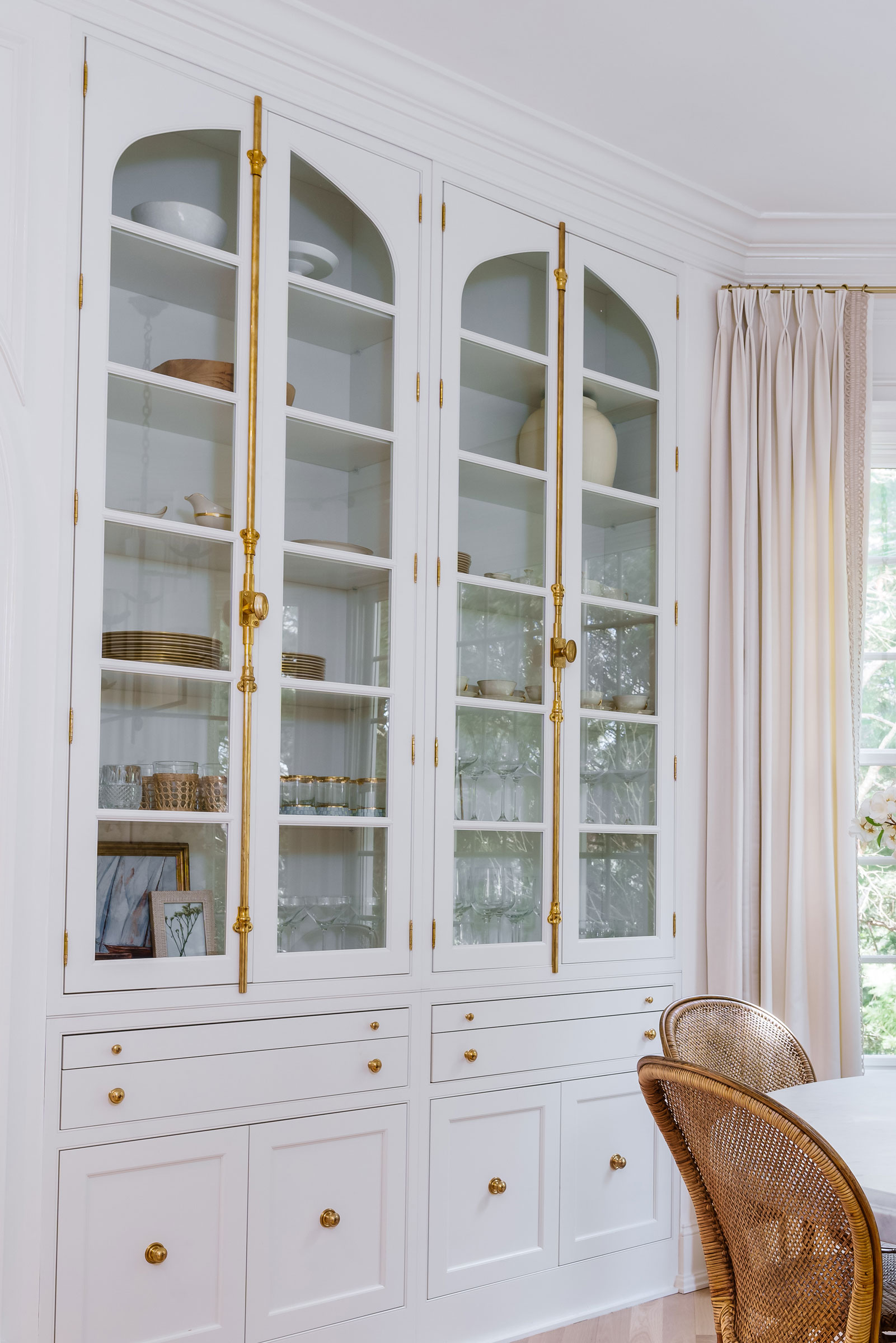 Grand Style Painted White Kitchen