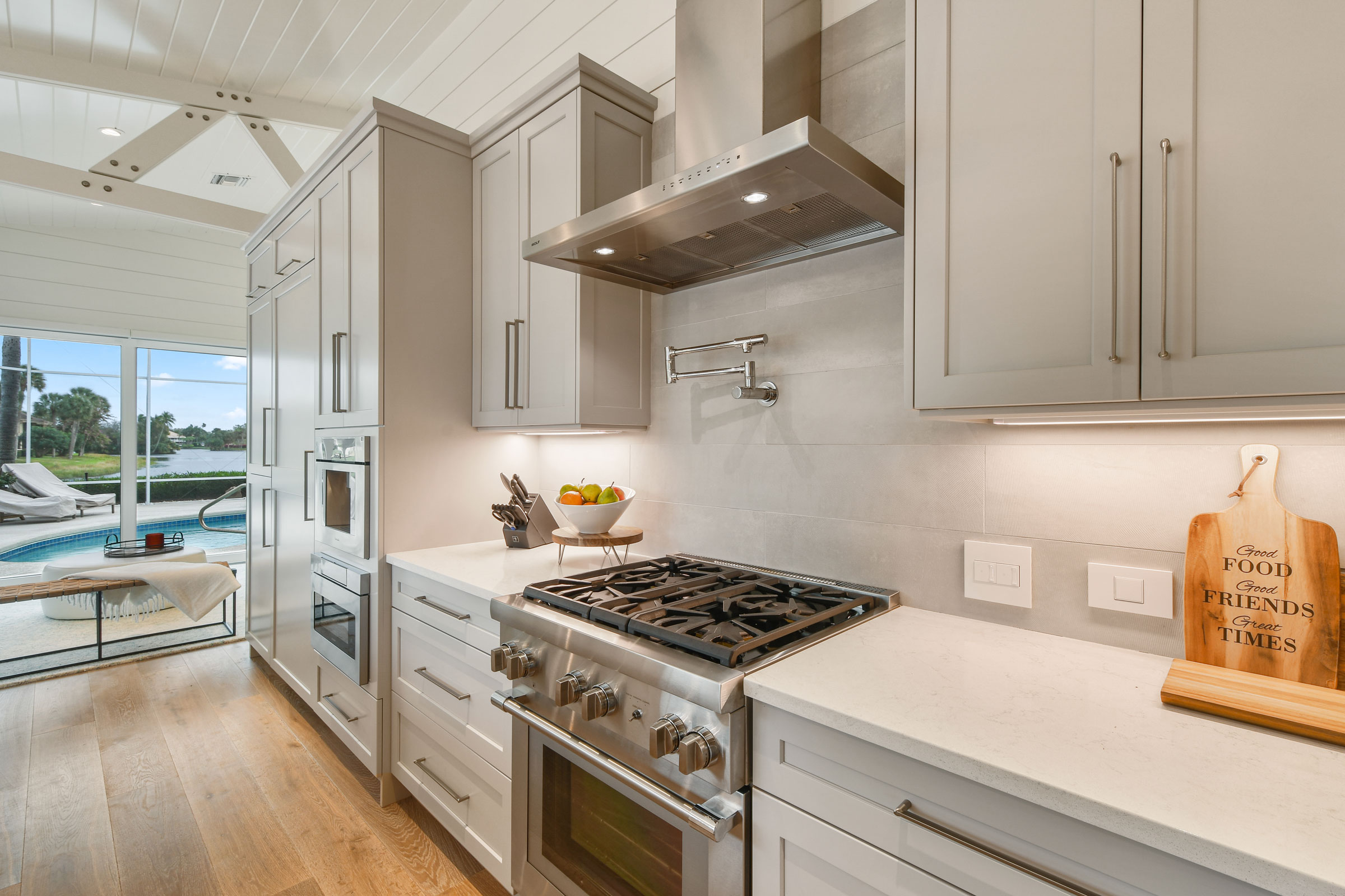 Grey & White Transitional Kitchen