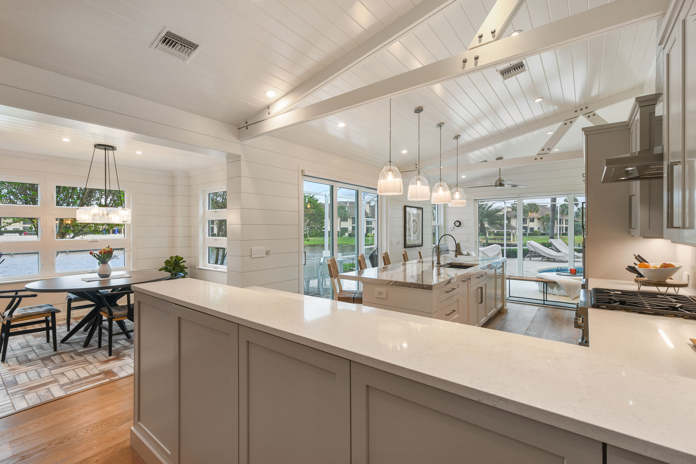 Grey & White Transitional Kitchen