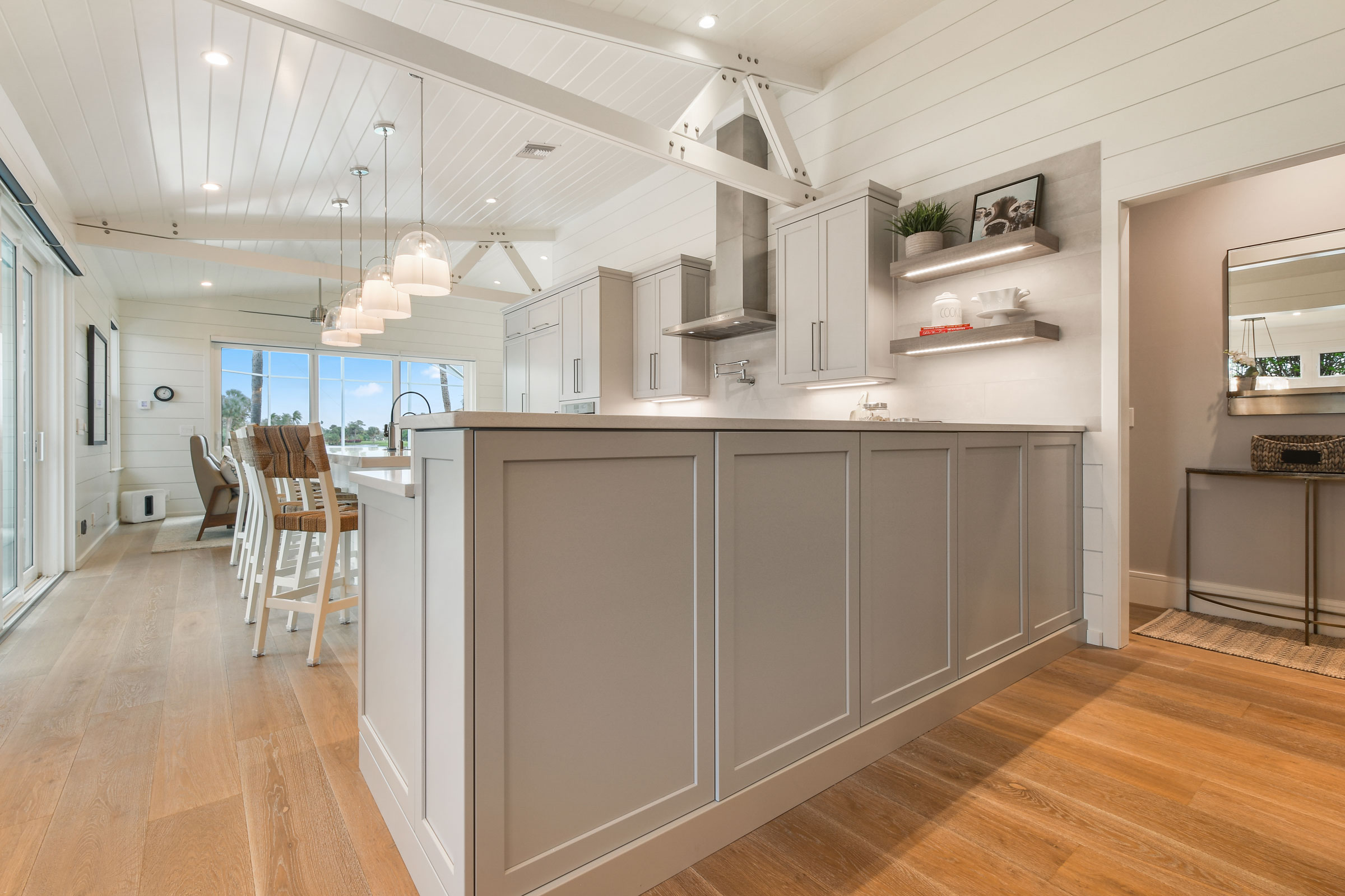 Grey & White Transitional Kitchen