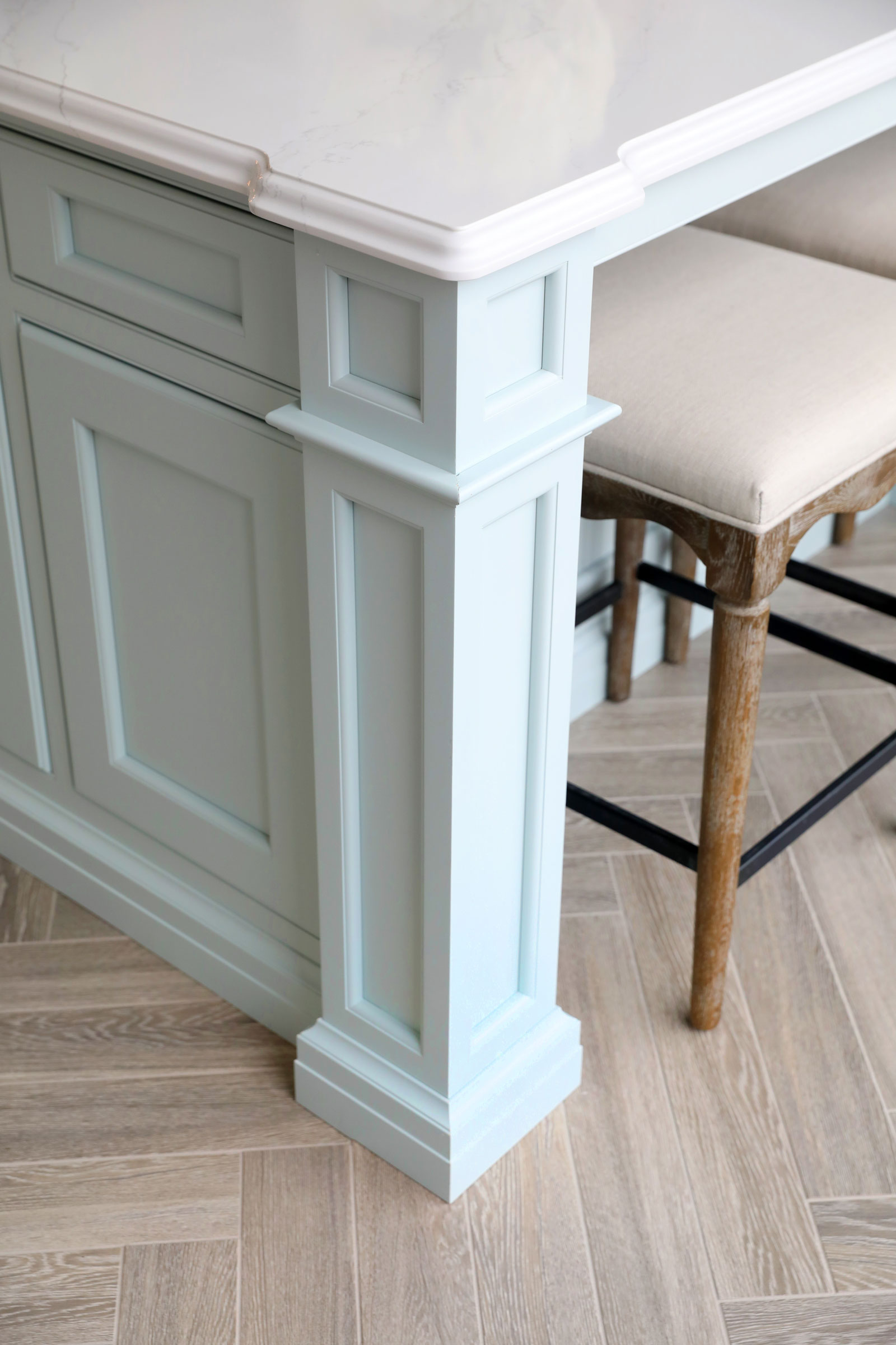 Painted Light Blue Luxury Kitchen