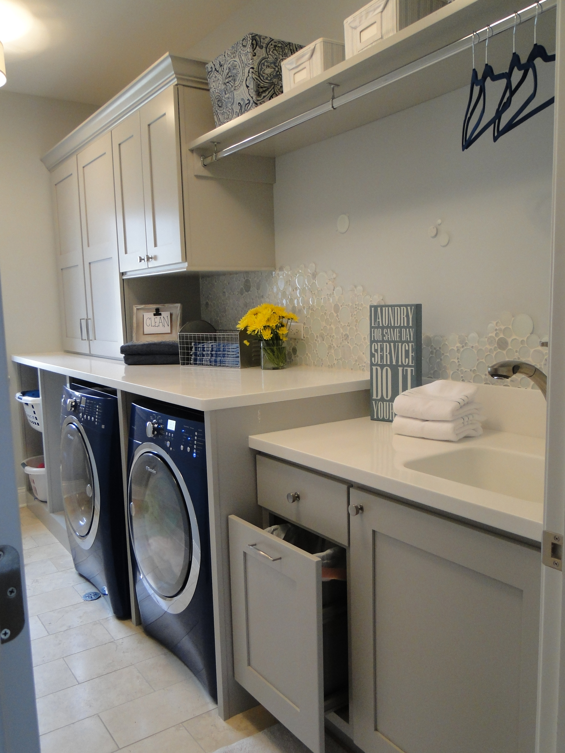 Light Grey Laundry Room