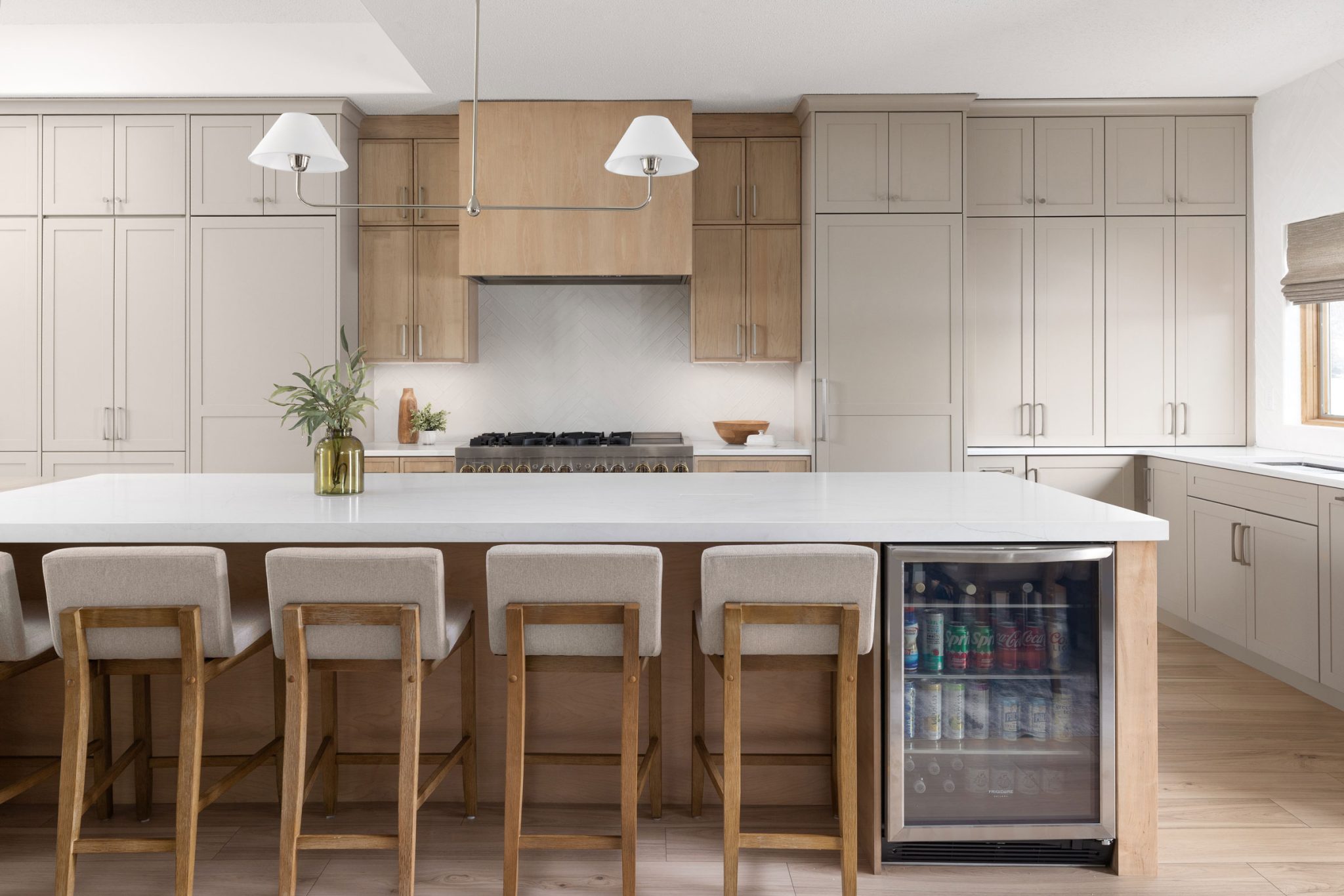 Maple Perfect Beige Open Concept Kitchen