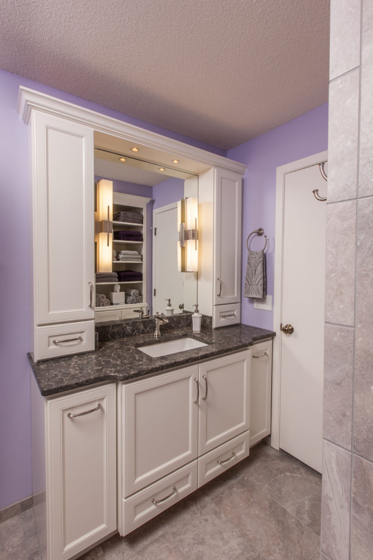 Matte Frosty White Painted Bathroom