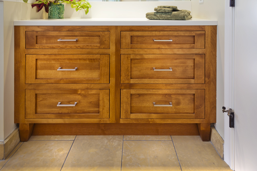 Medium Brown Bathroom Vanities