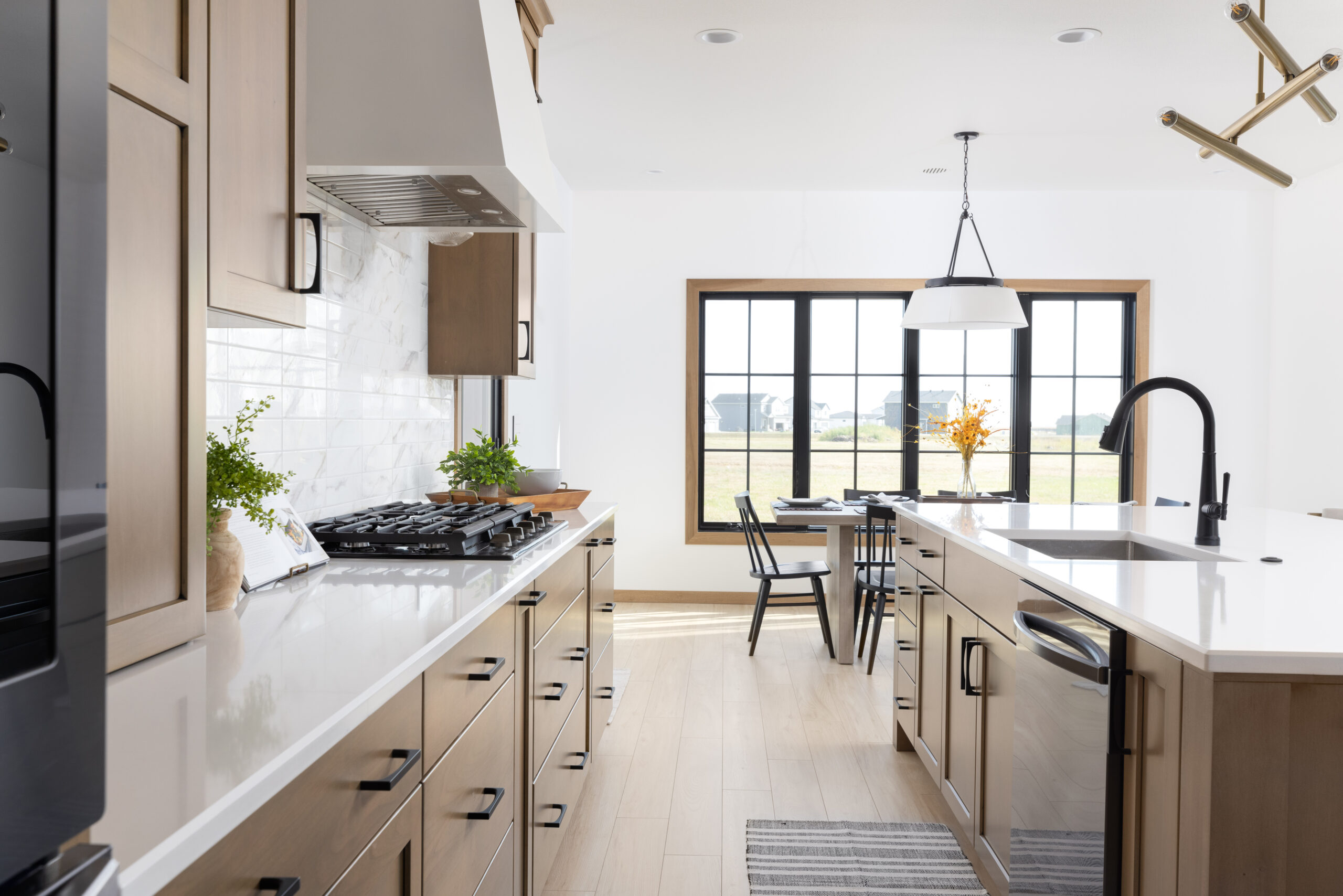 Medium Stain Alder Kitchen
