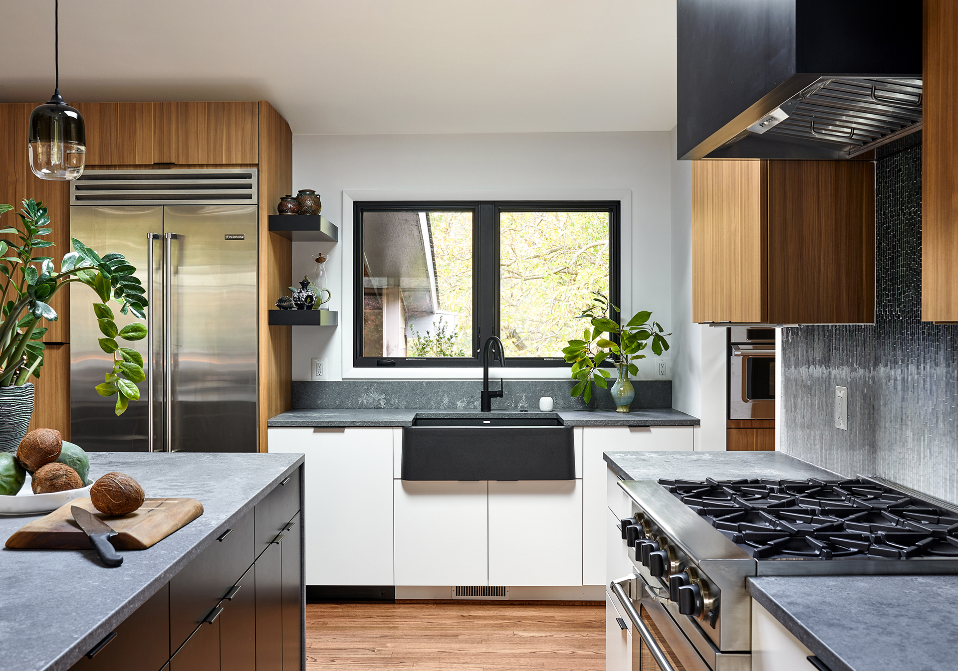Mid Century Modern Gourmet Kitchen