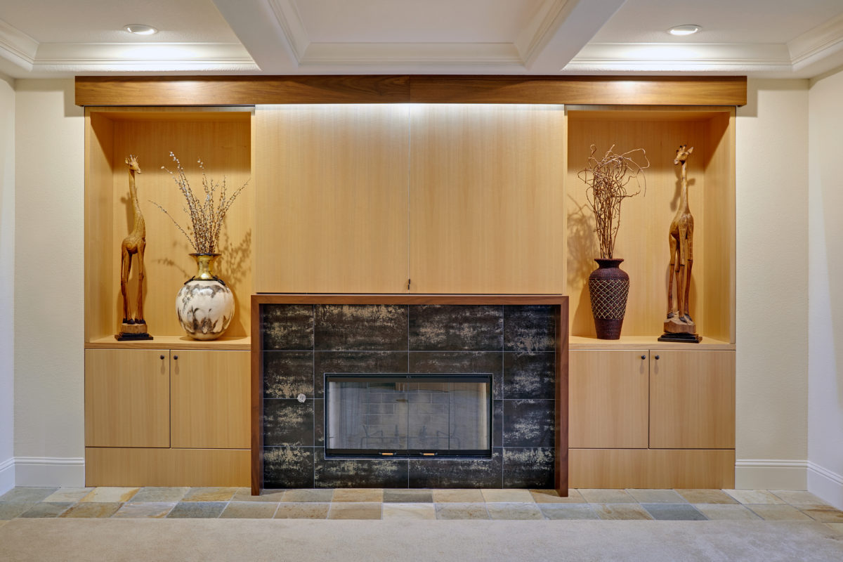 Natural Finished Entertainment Center