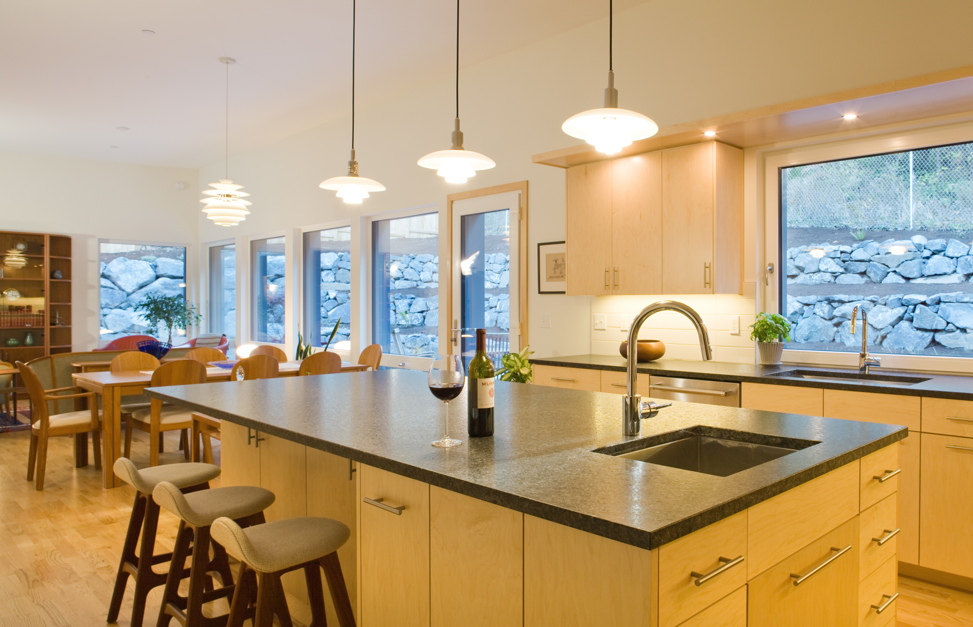 Natural Maple Kitchen Cabinets
