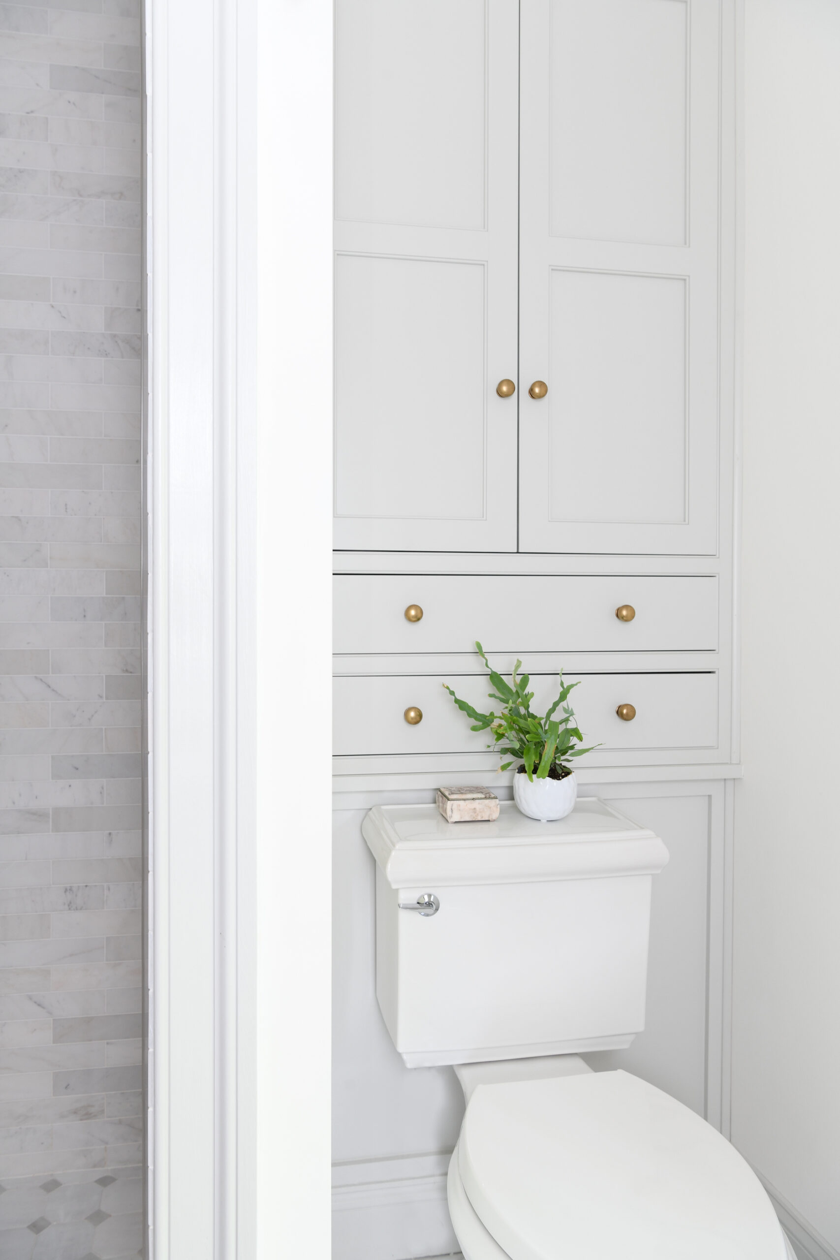 Natural Walnut Inset Vanity