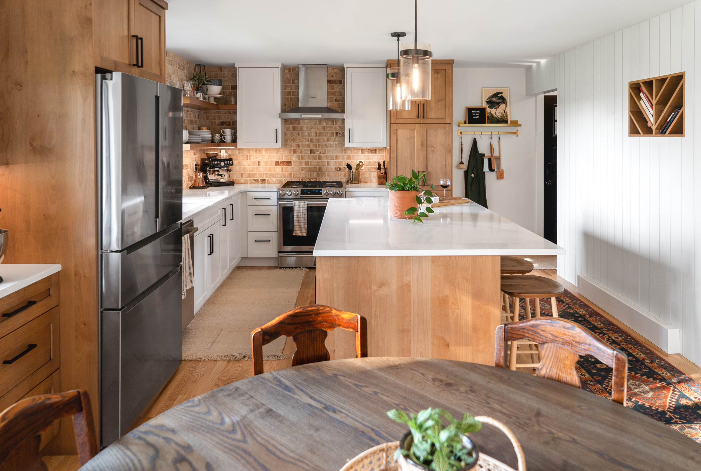 Open Concept Alder Kitchen