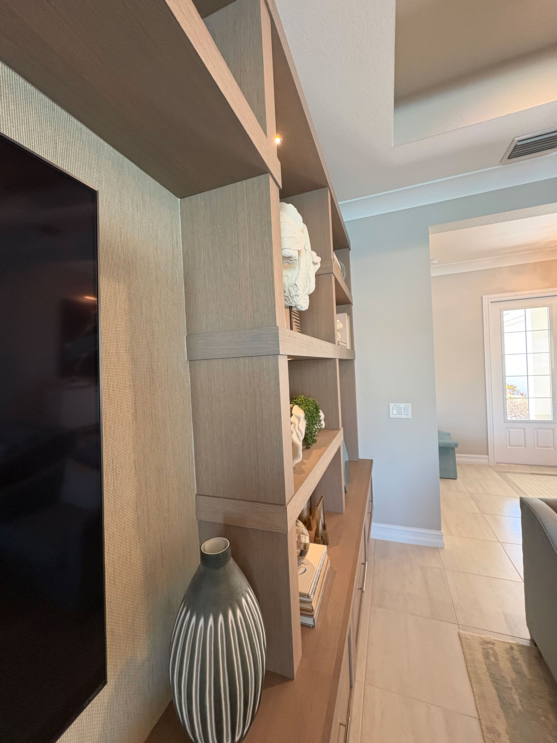 Organic Great Room Cabinetry