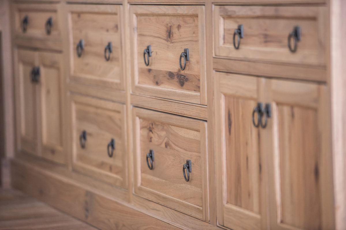 Rustic Hickory Cabinets