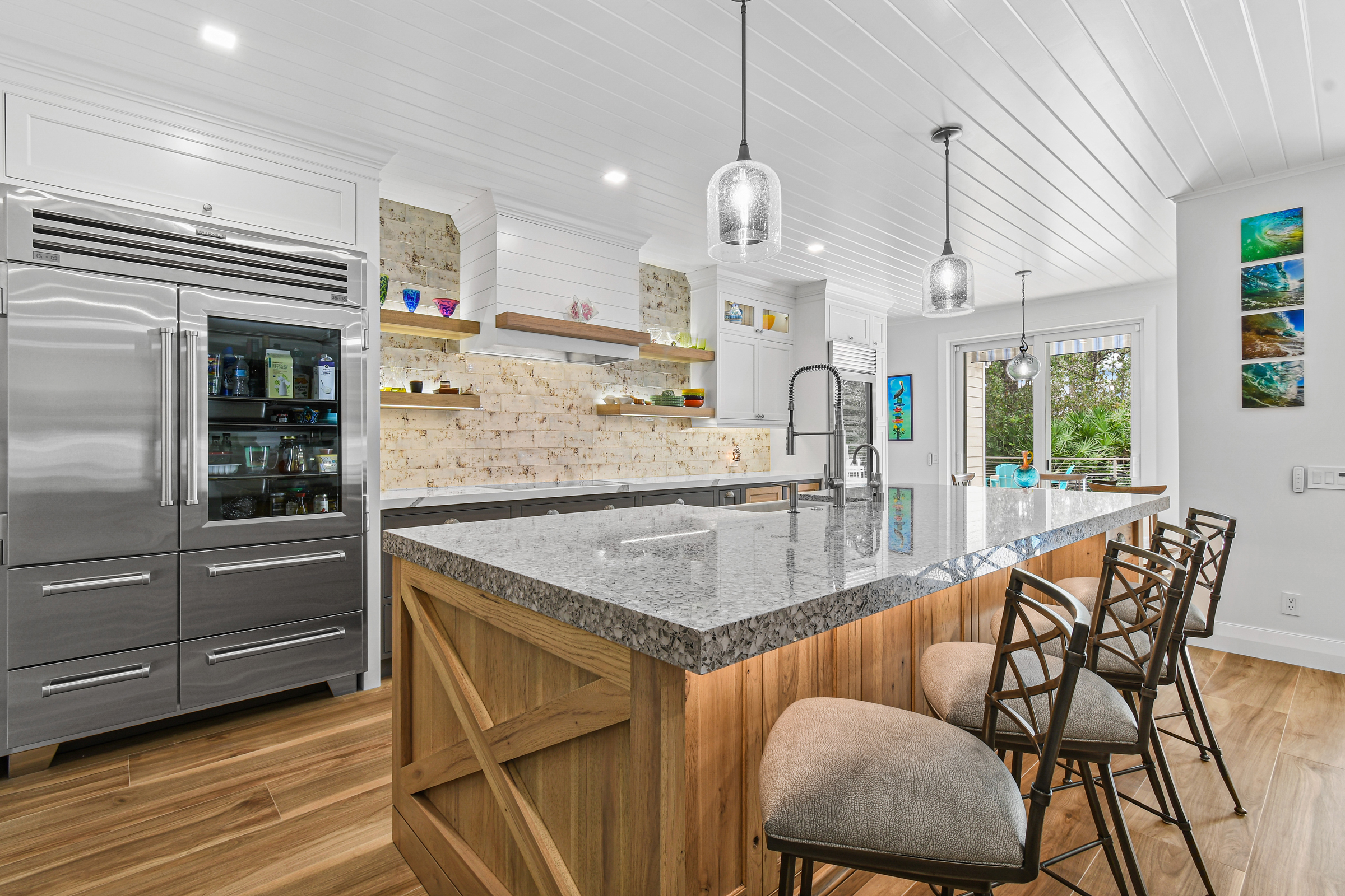 Rustic Hickory Gray Kitchen