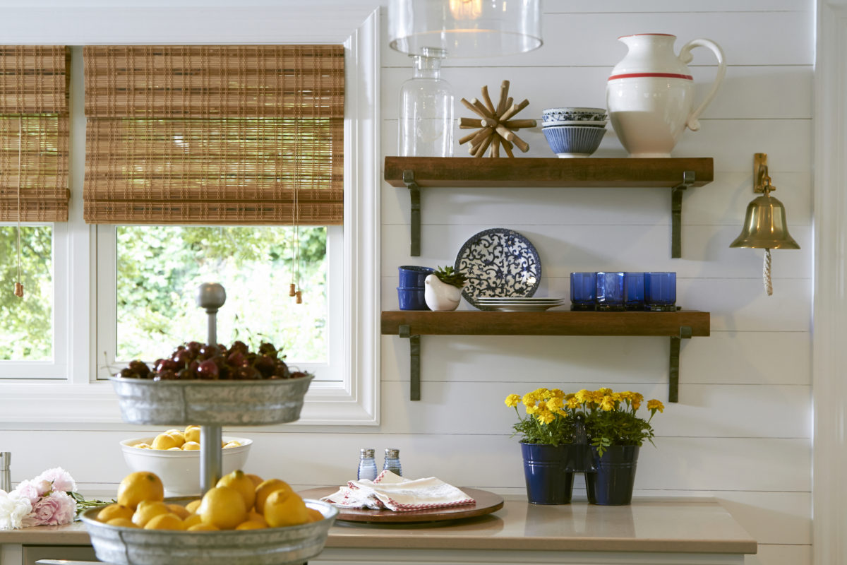 Simply White on MDF with a Rustic Style Island