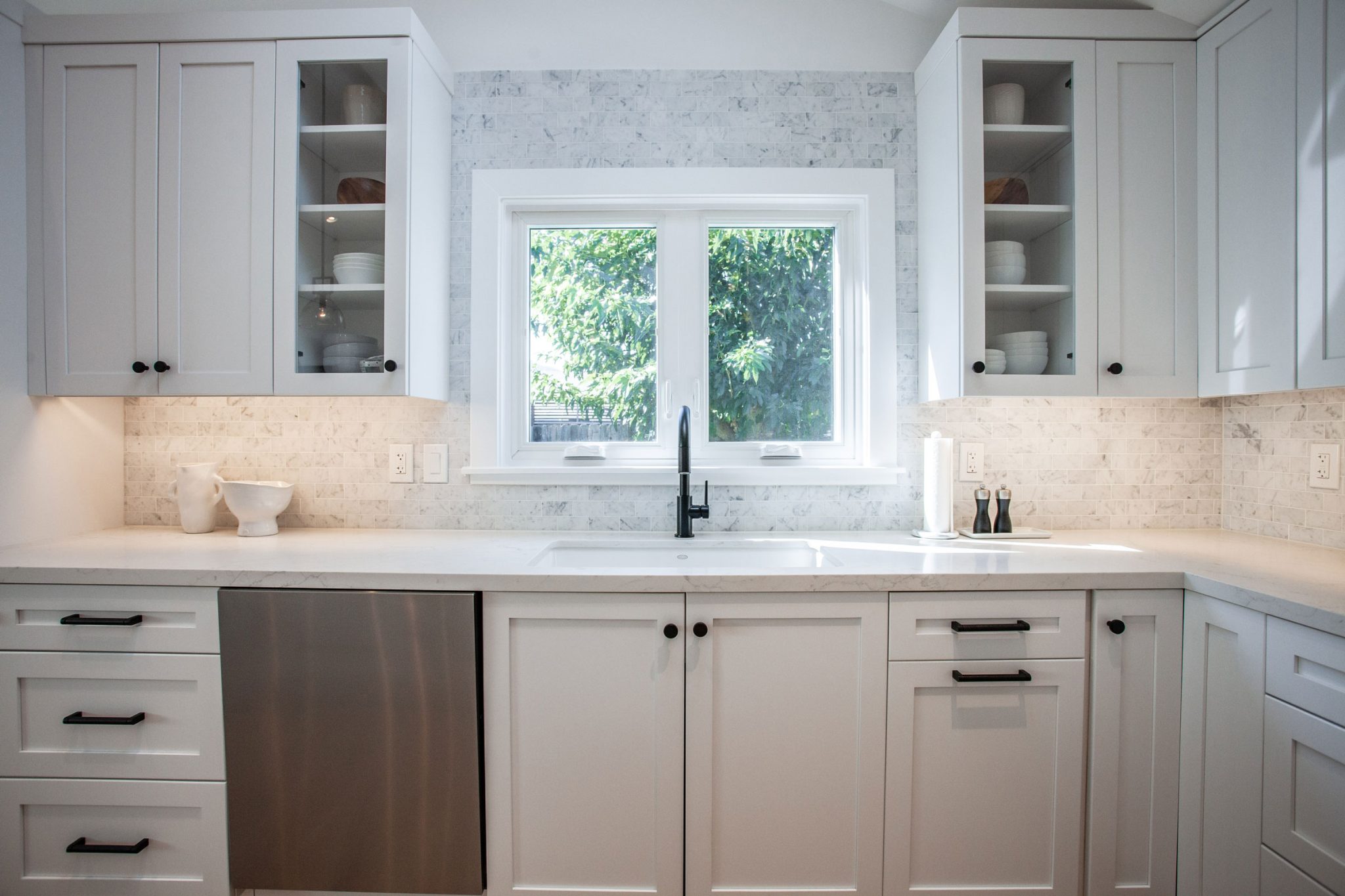 Simply White Transitional Kitchen