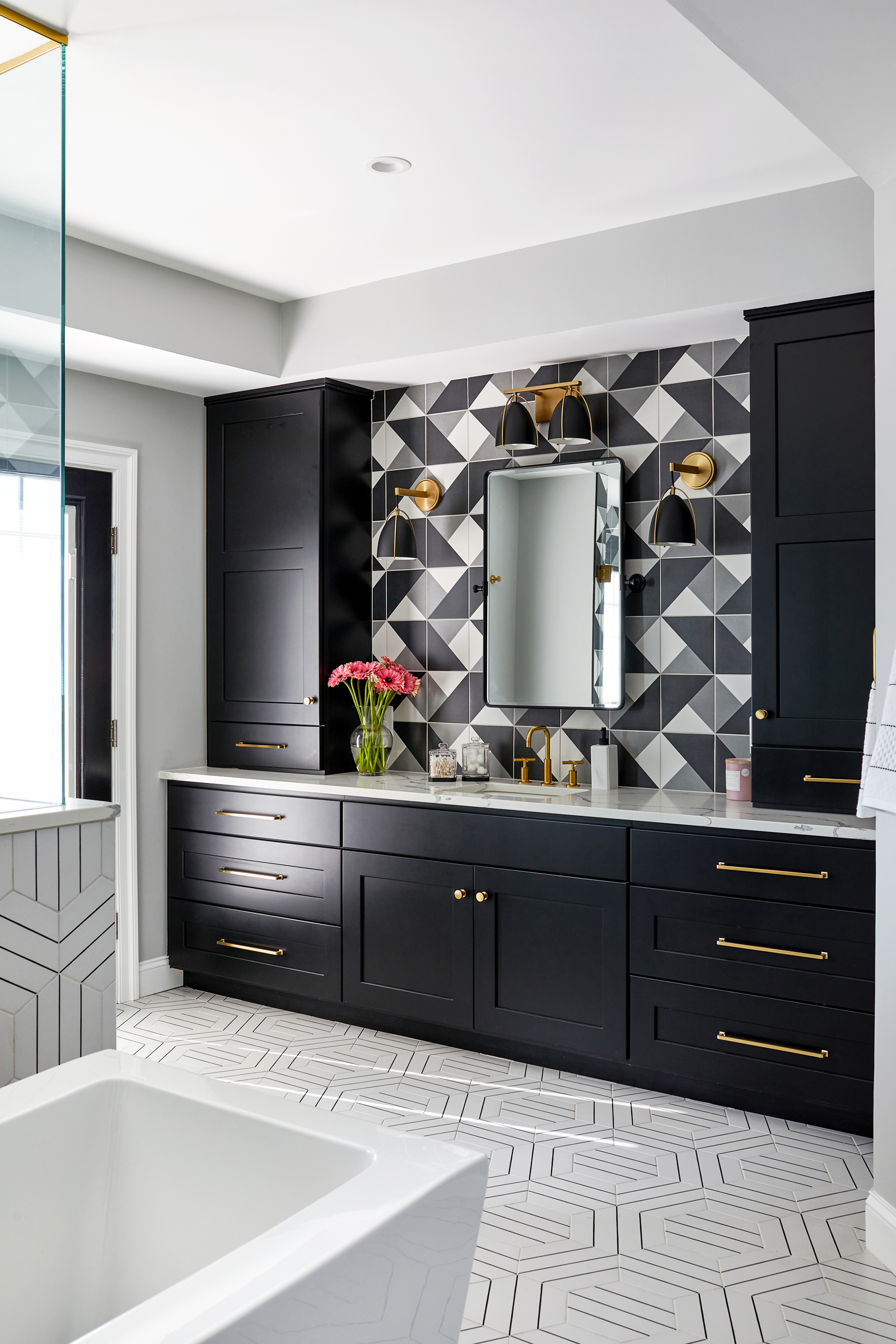 Stylish Black Painted Vanity