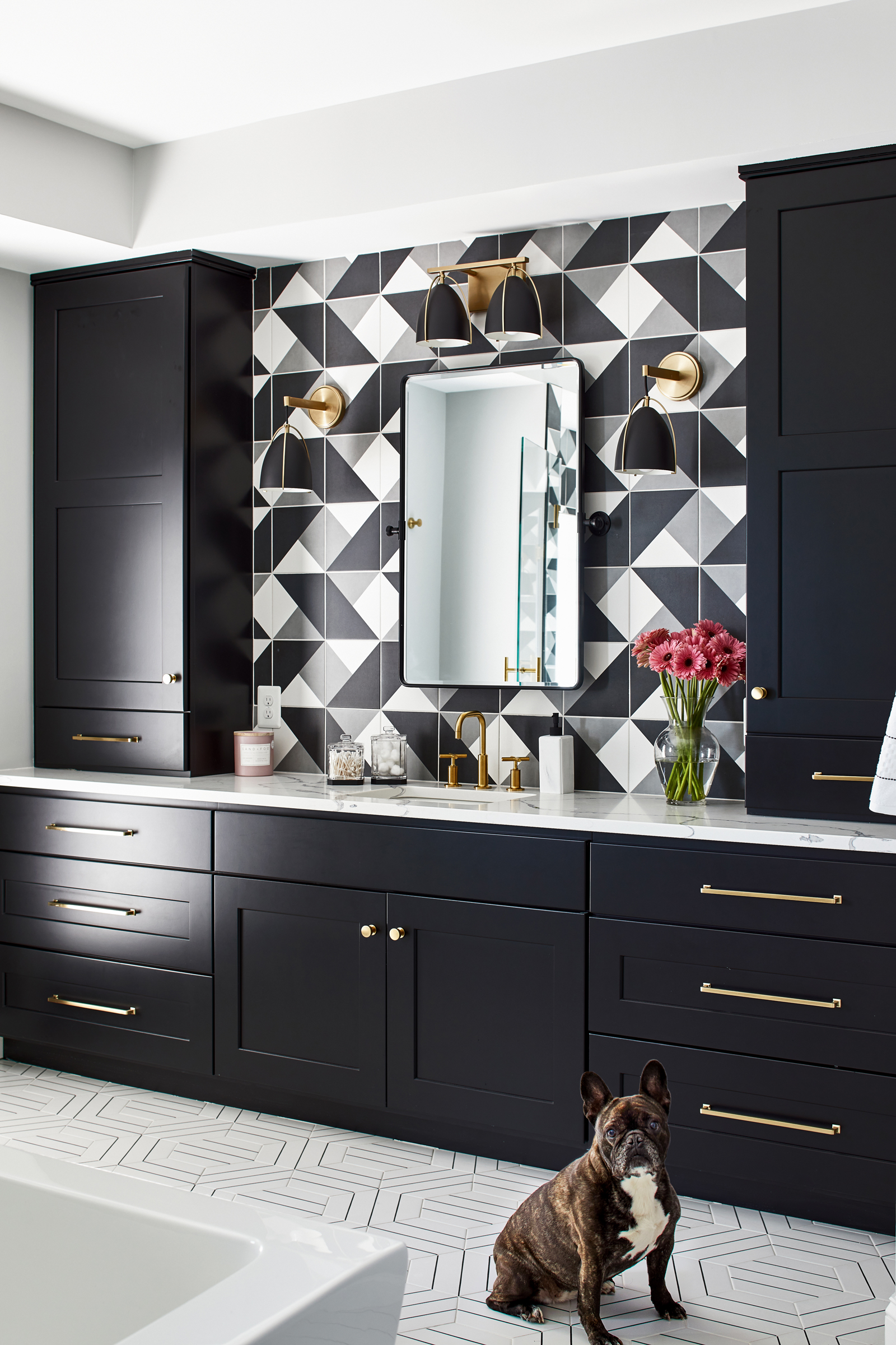 Stylish Black Painted Vanity