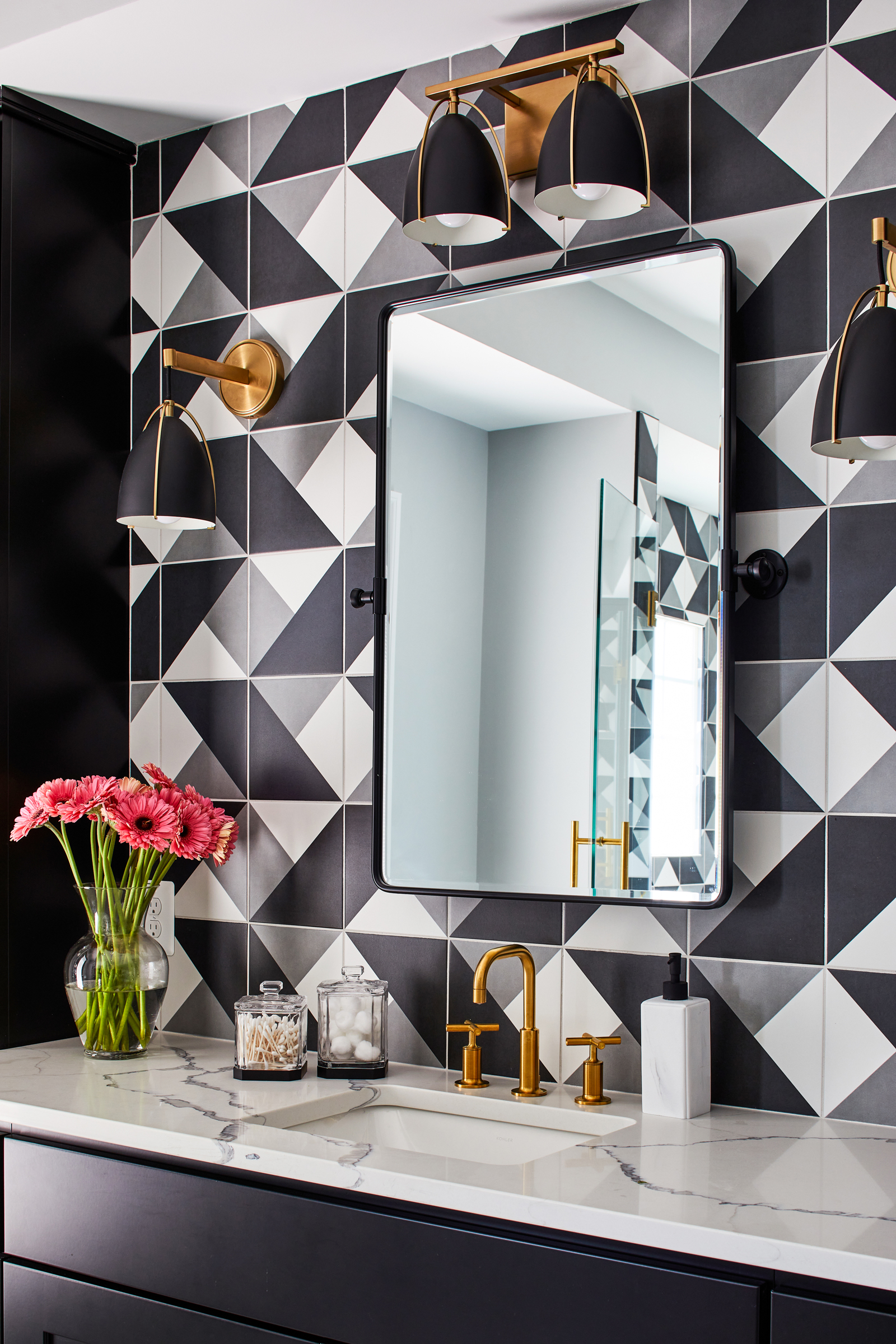 Stylish Black Painted Vanity