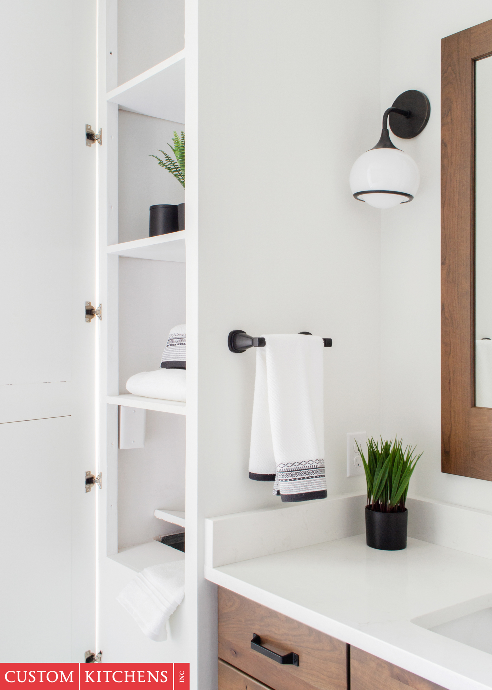 Timeless Rustic Cherry Bathroom