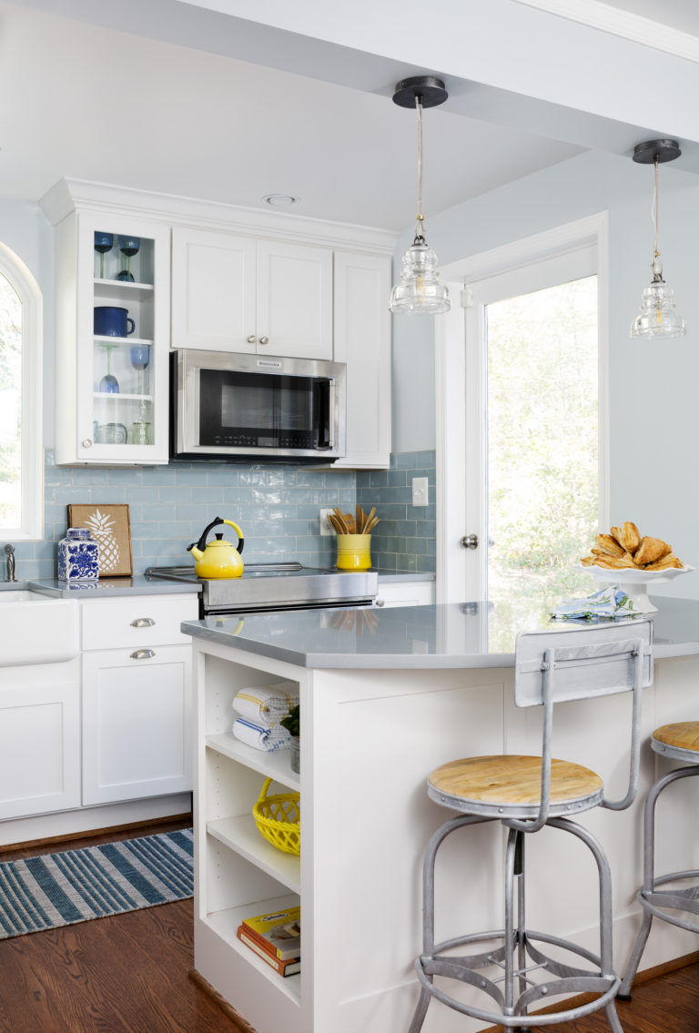 Tiny Simply White Kitchen