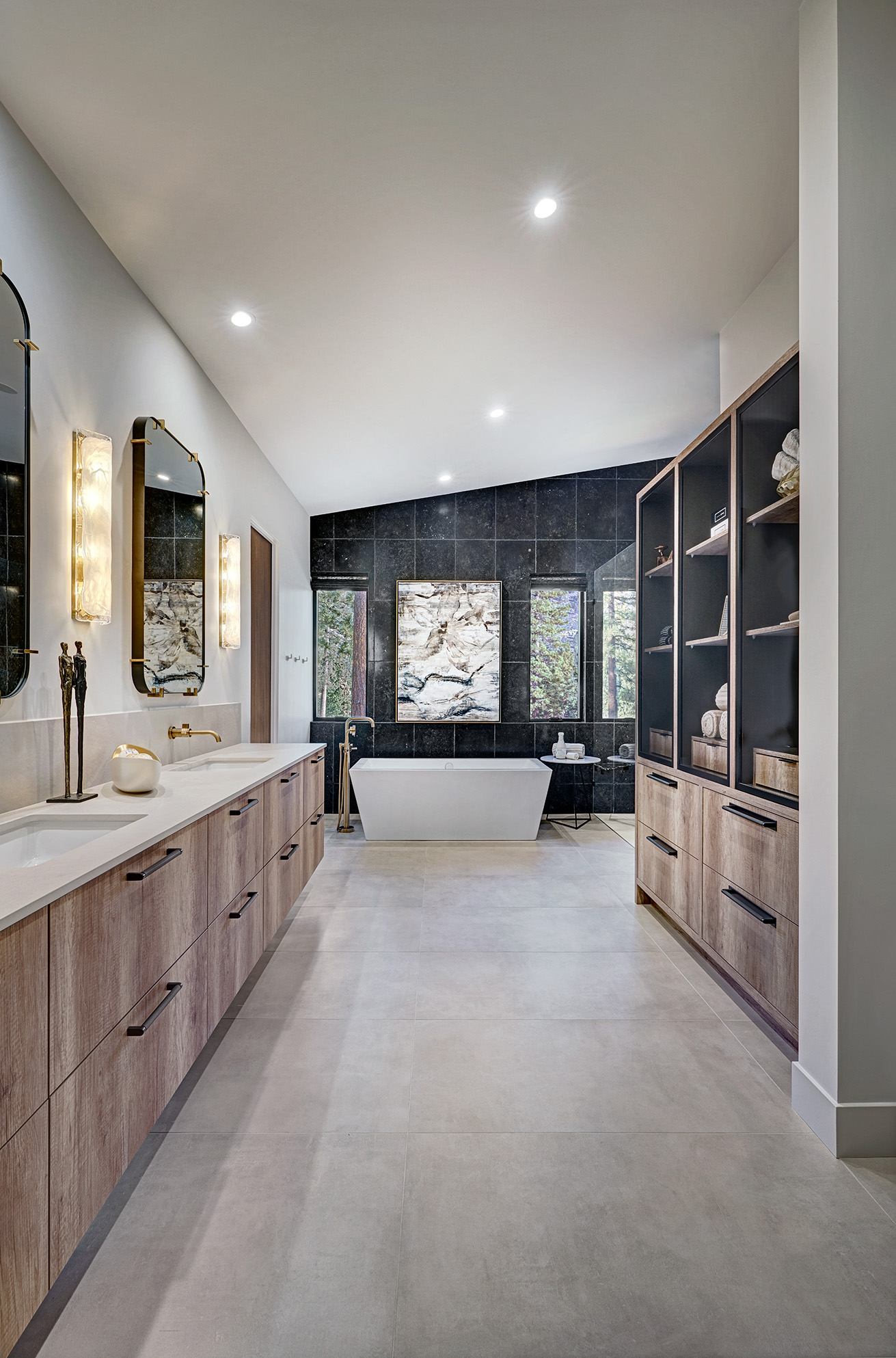 Upscale Contemporary Bathroom Furniture