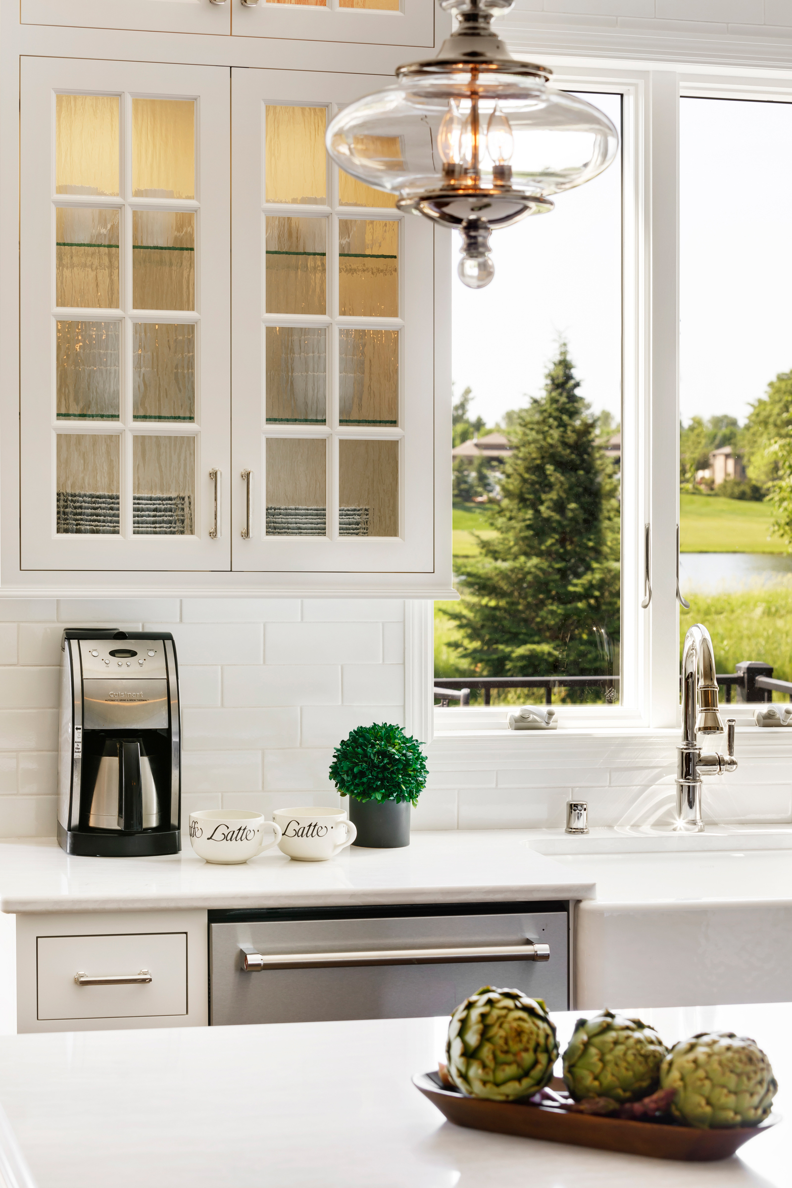 White Walnut Traditional Kitchen